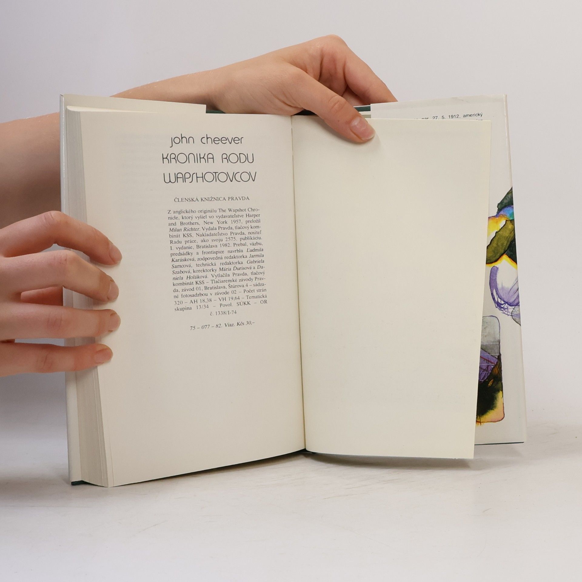 John Cheever Kniha rodu Wapshotovcov