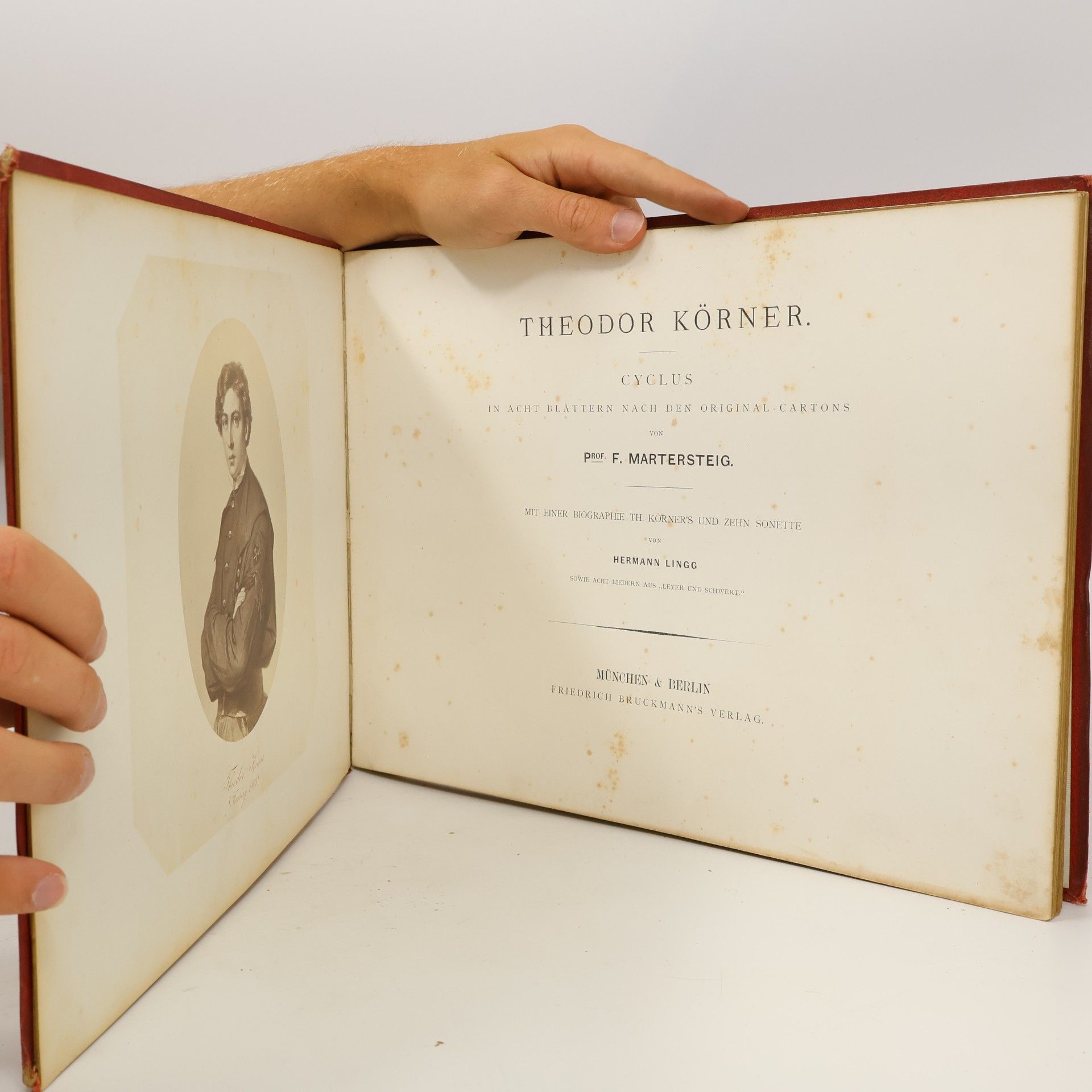 Theodor Körner Cyclus. In acht Blättern nach den Original-Cartons