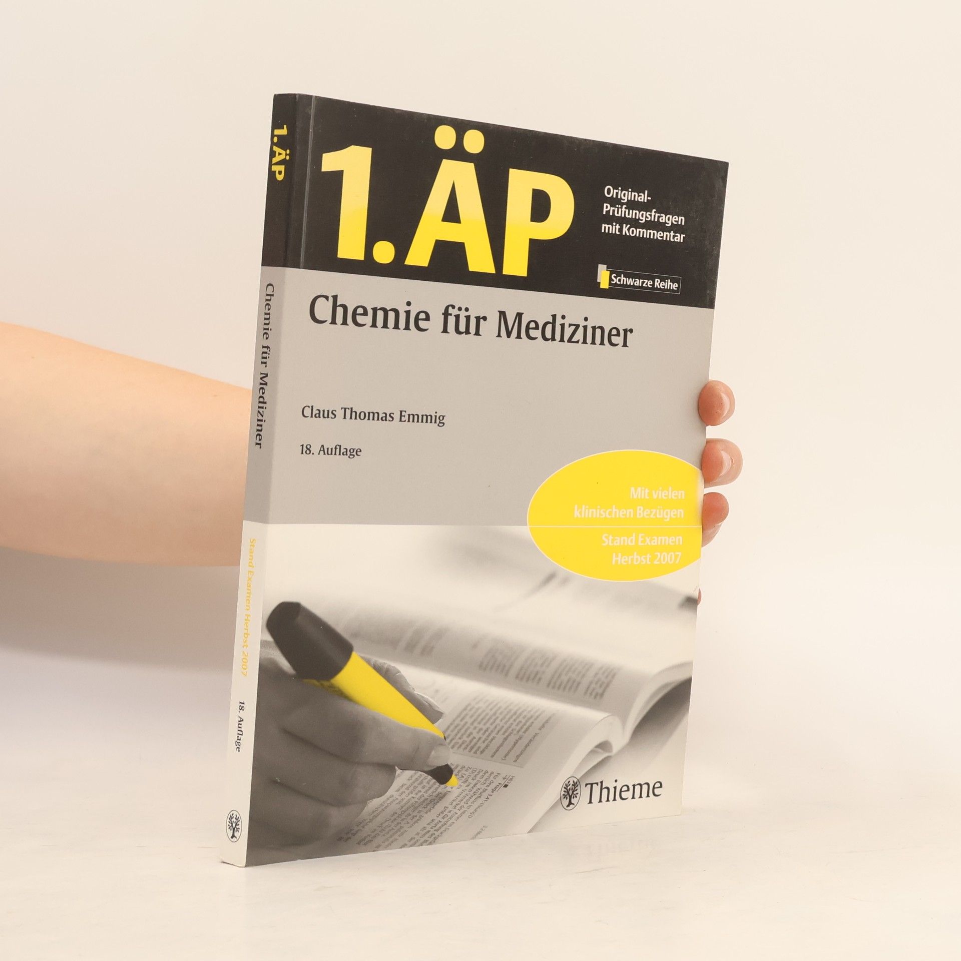 Claus-Thomas Emmig 1. ÄP. Chemie für Mediziner