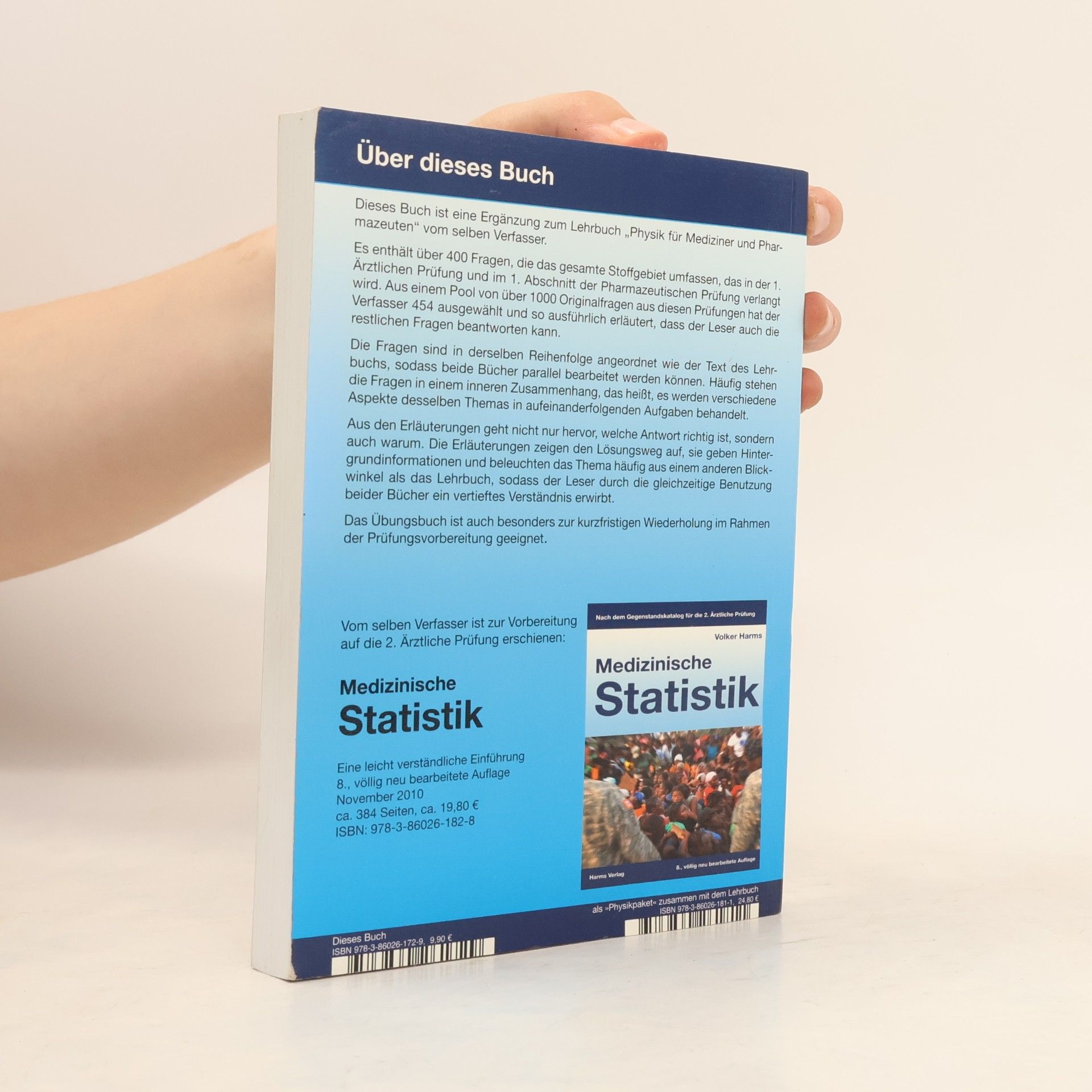 Volker Harms Übungsbuch Physik für Mediziner und Pharmazeuten