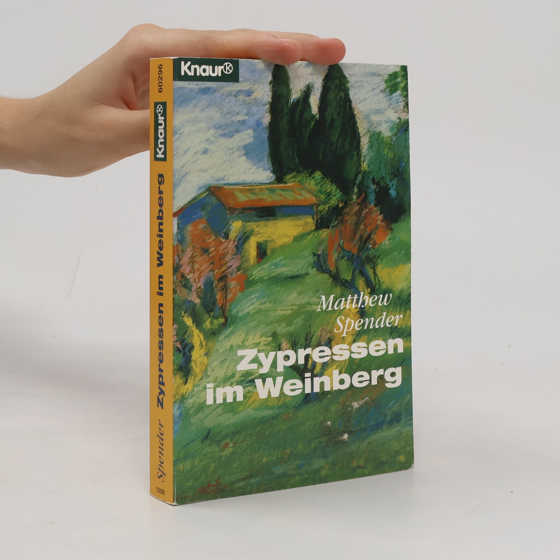 Matthew Spender Zypressen im Weinberg