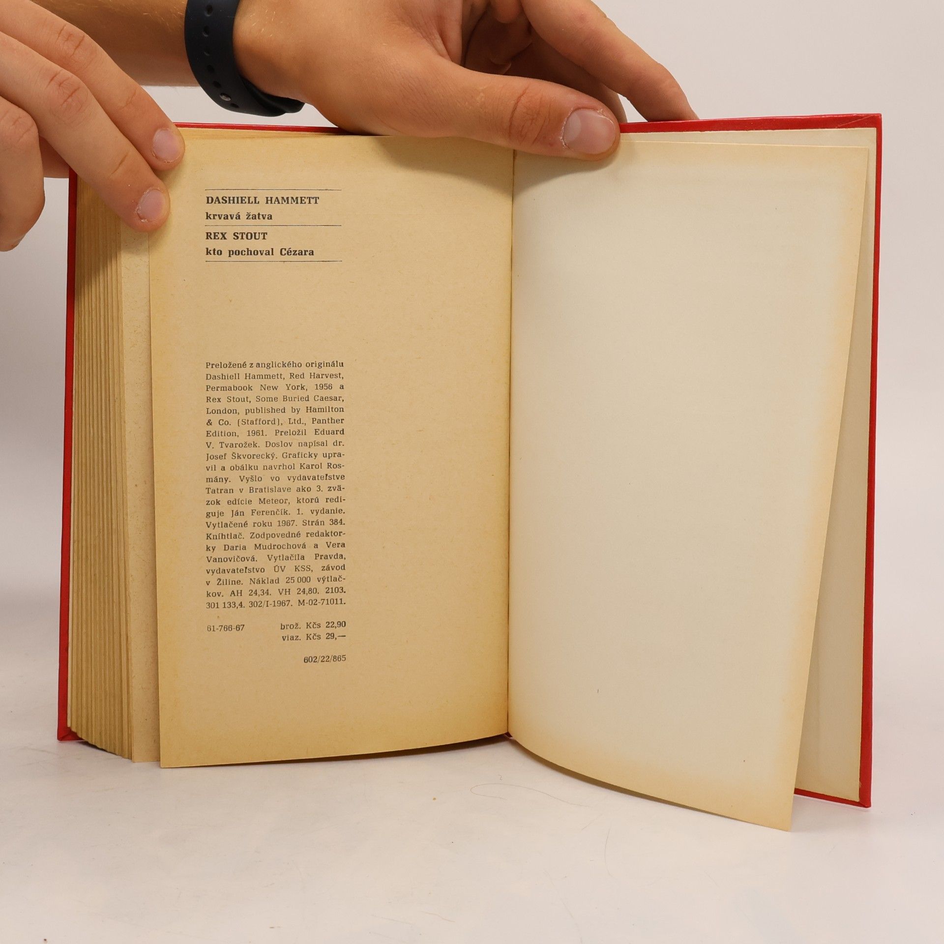 Dashiell Hammett Krvavá žatva. Kto pochoval Cézara