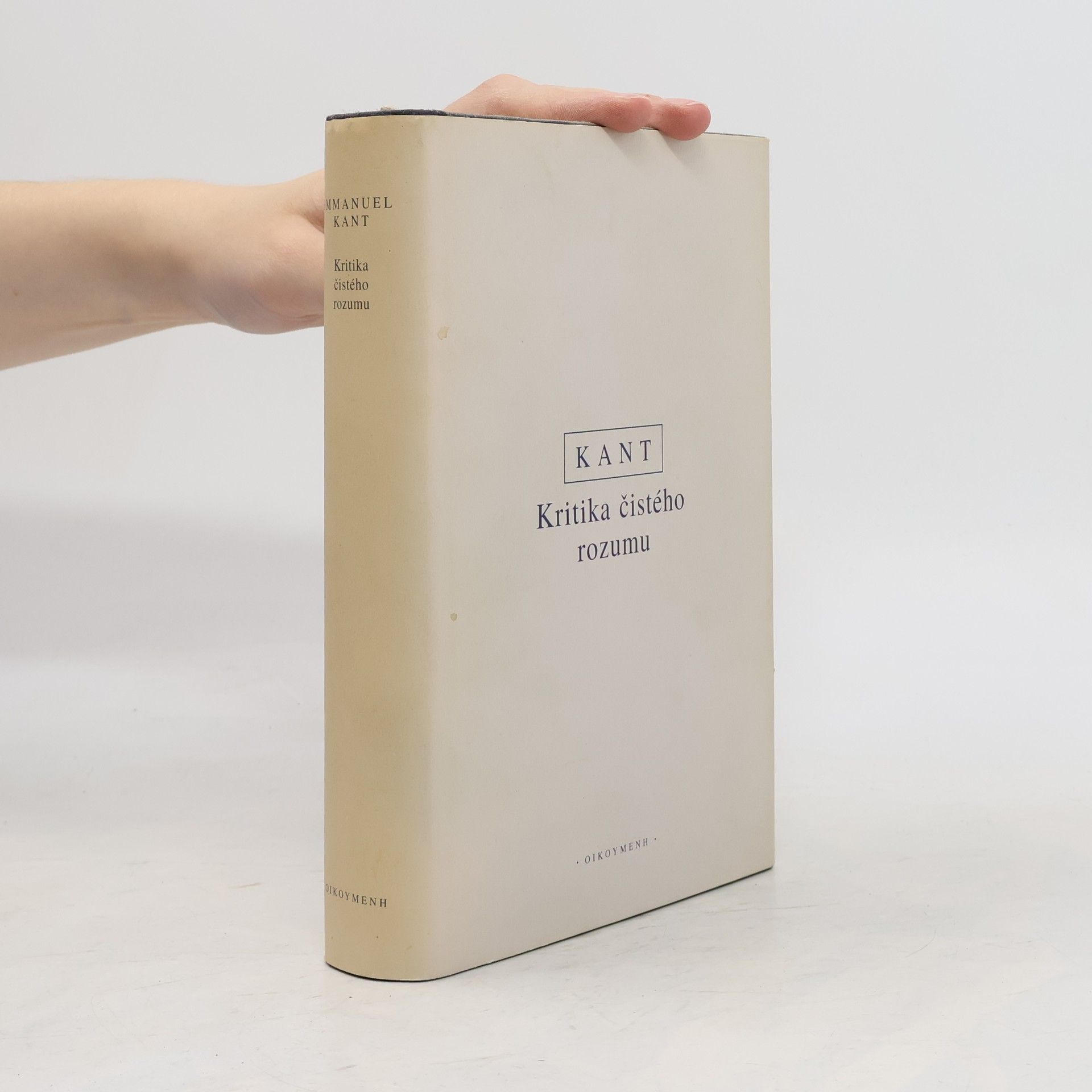 Immanuel Kant Kritika čistého rozumu