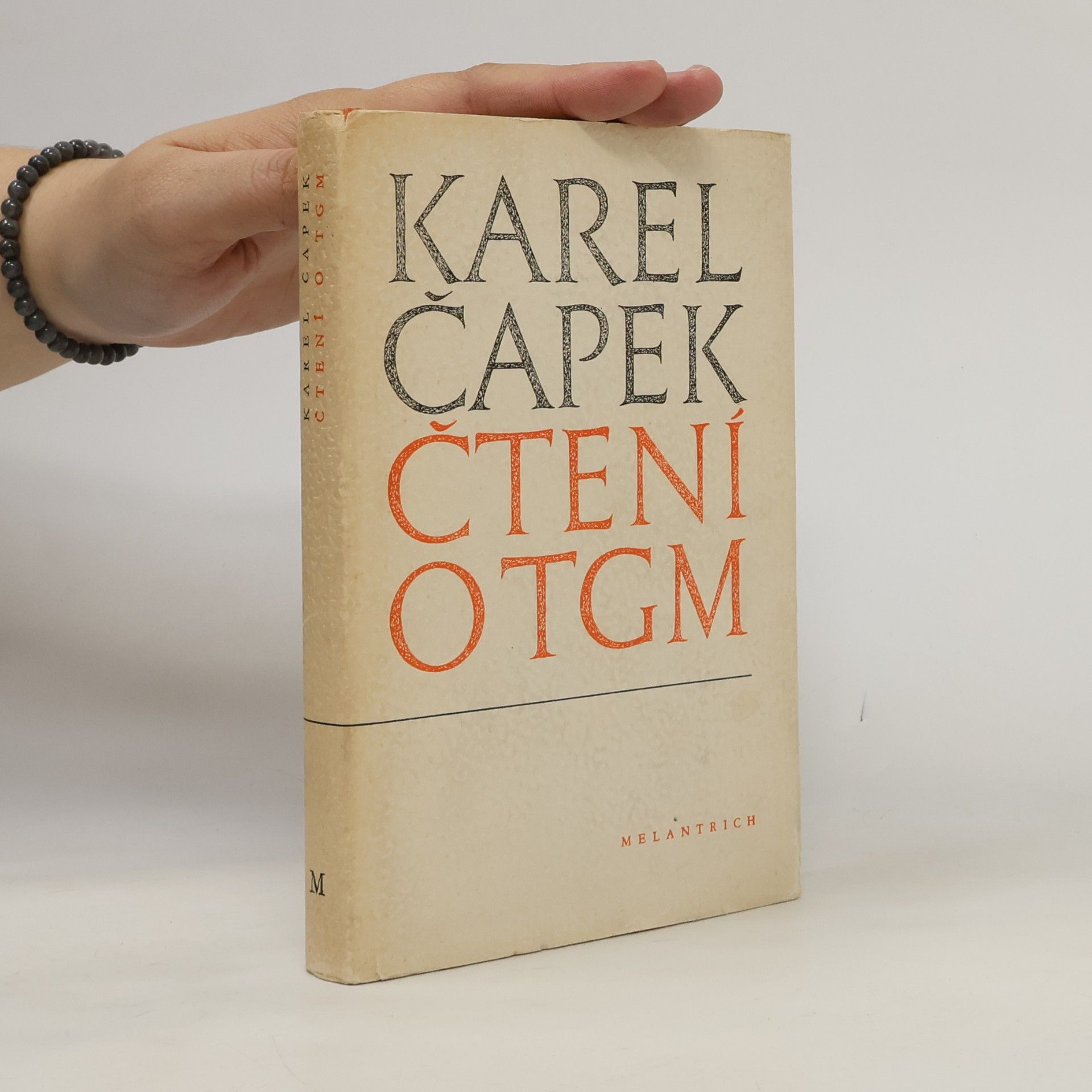 Karel Čapek Čtení o T. G. Masarykovi