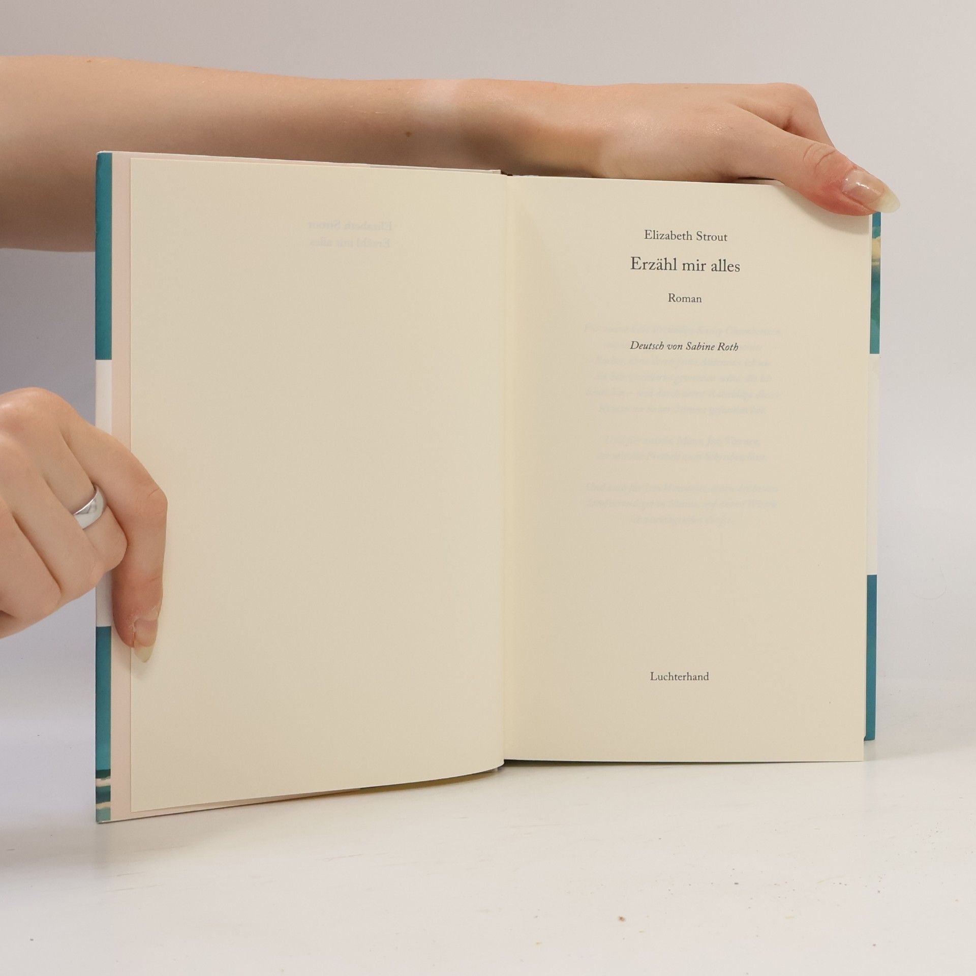 Elizabeth Strout Erzähl mir alles