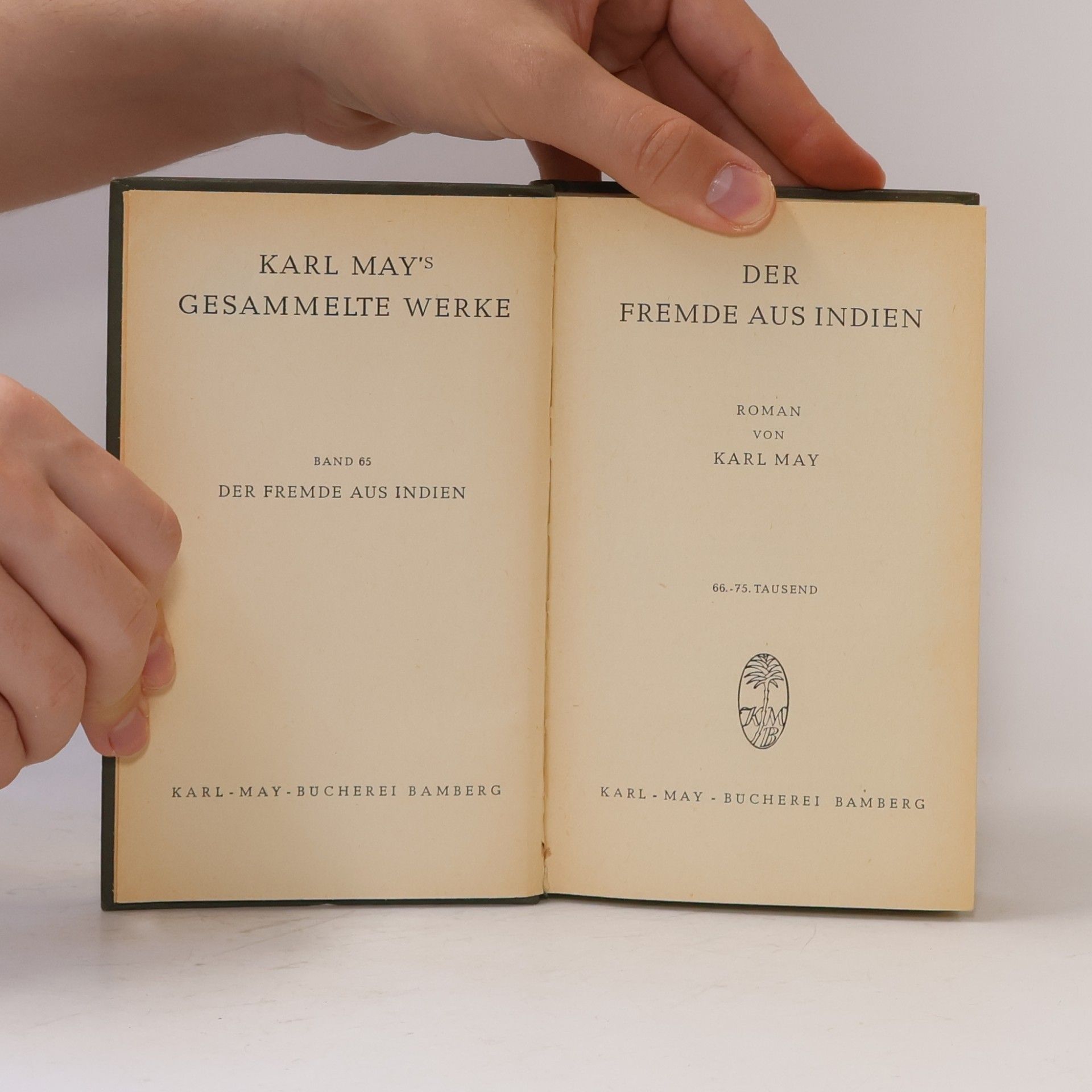 Karl May Der Fremde aus Indien