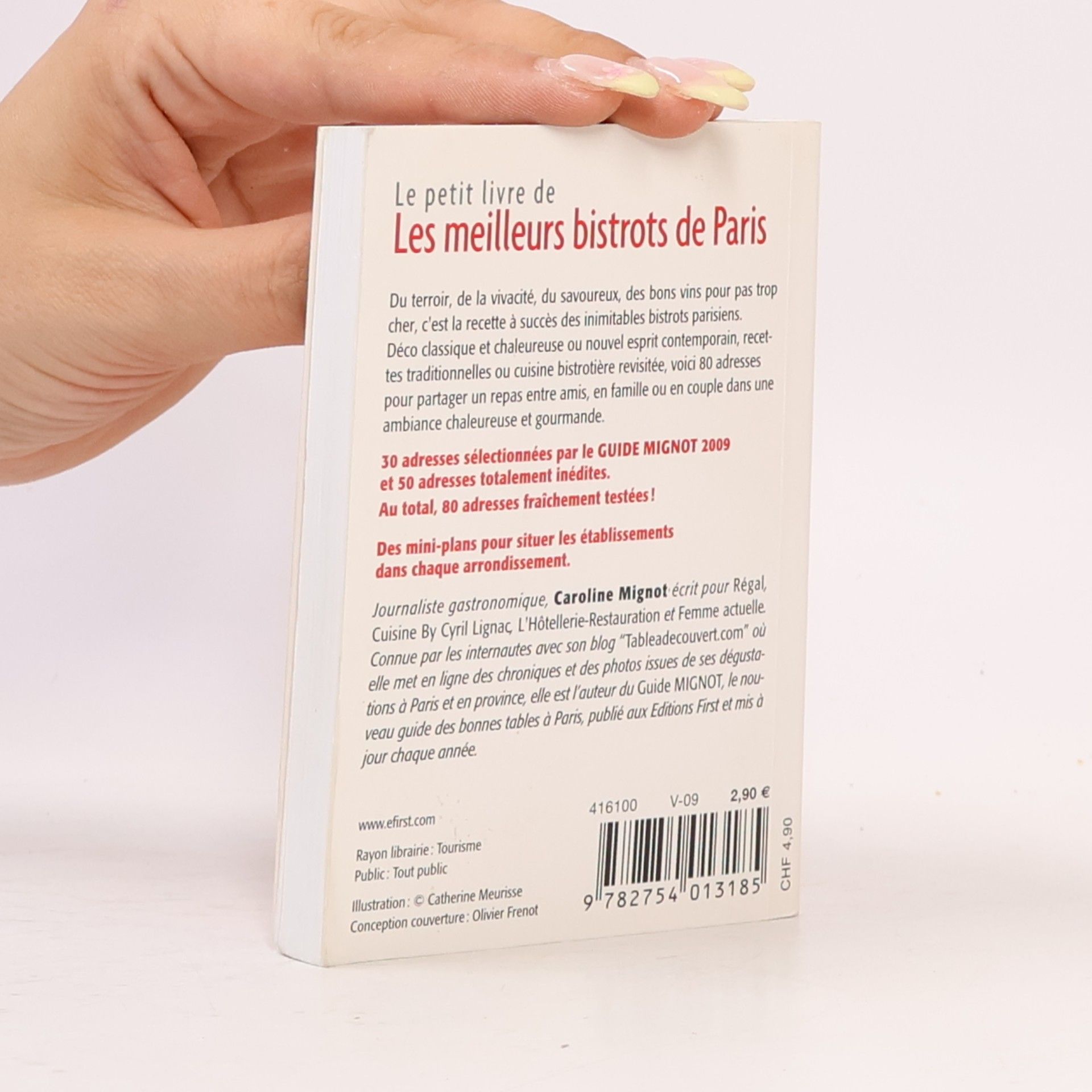 Caroline Mignot Petit livre de: Les meilleurs bistrots de Paris