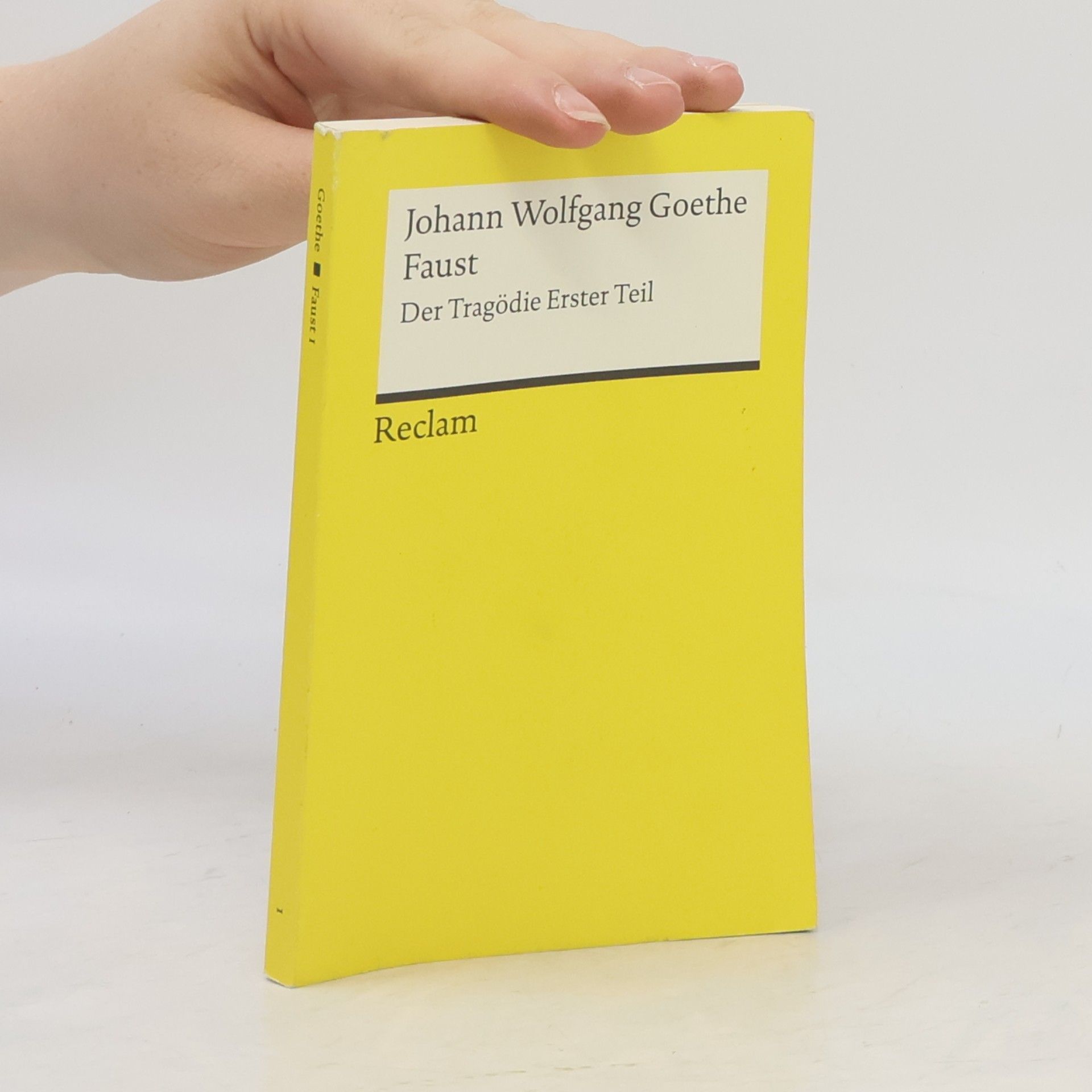 Johann Wolfgang von Goethe Faust : der Tragödie Erster teil