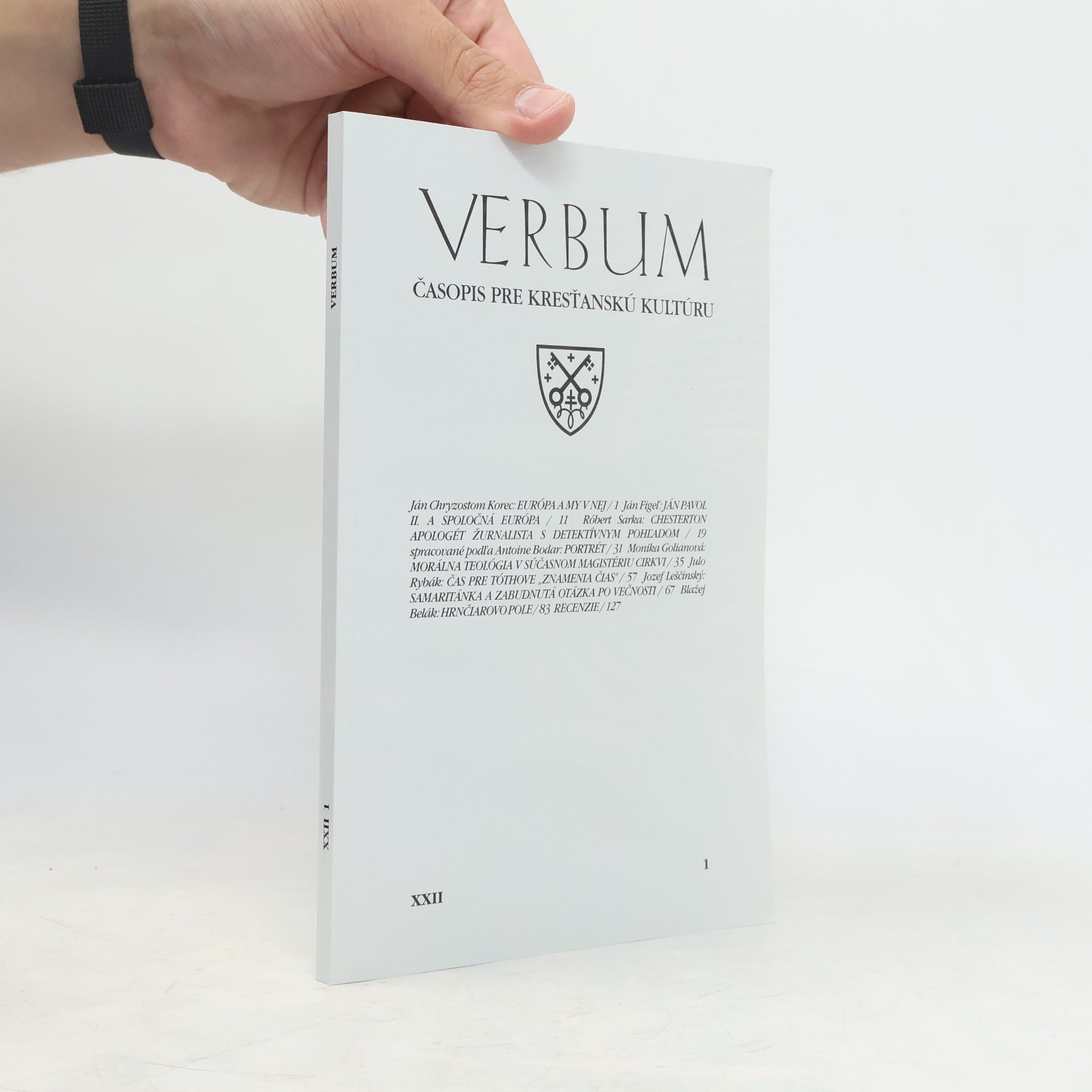 Autorenkollektiv Verbum. Časopis pre kresťanskú kultúru XXII 1