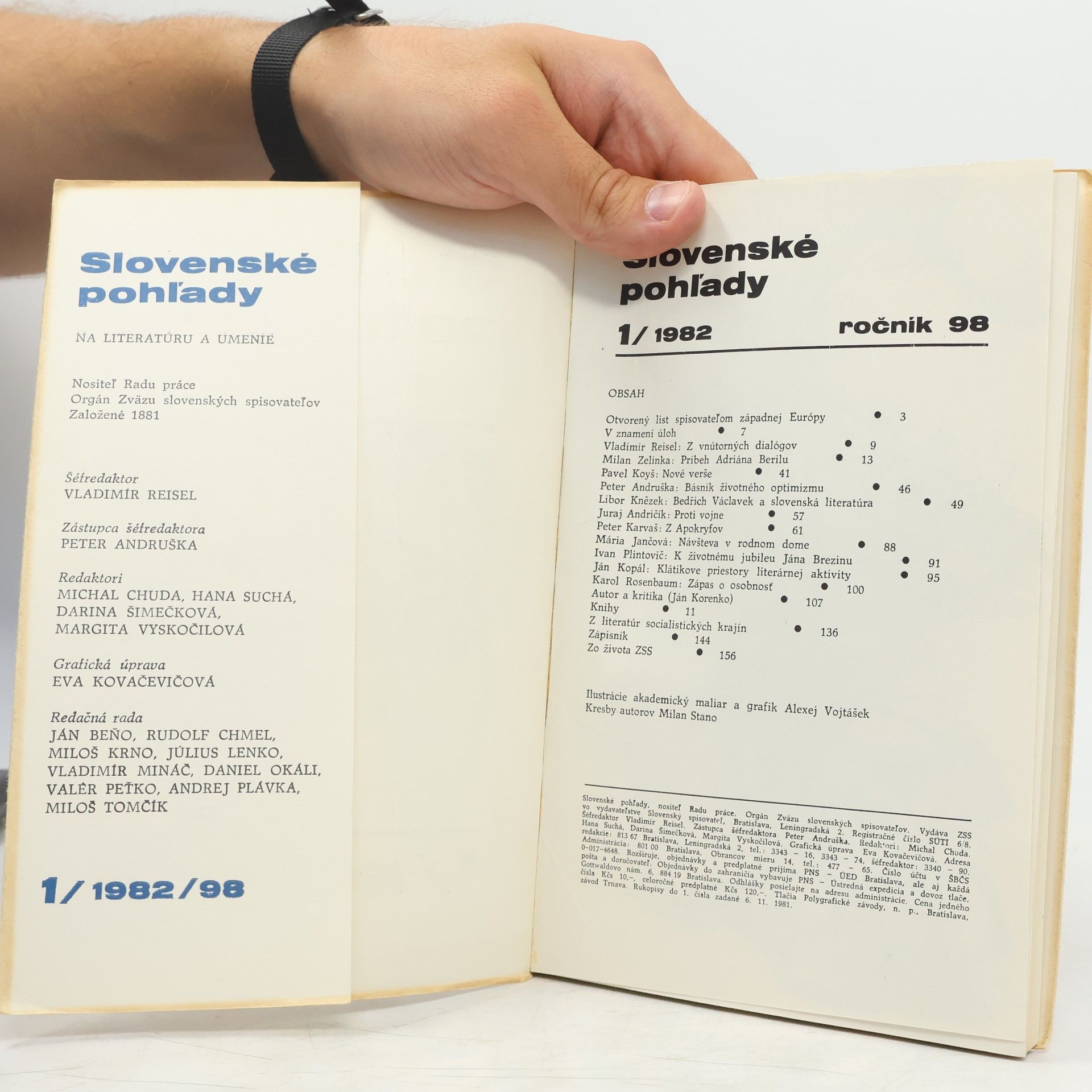 Autorenkollektiv Slovenské pohľady 1/1982