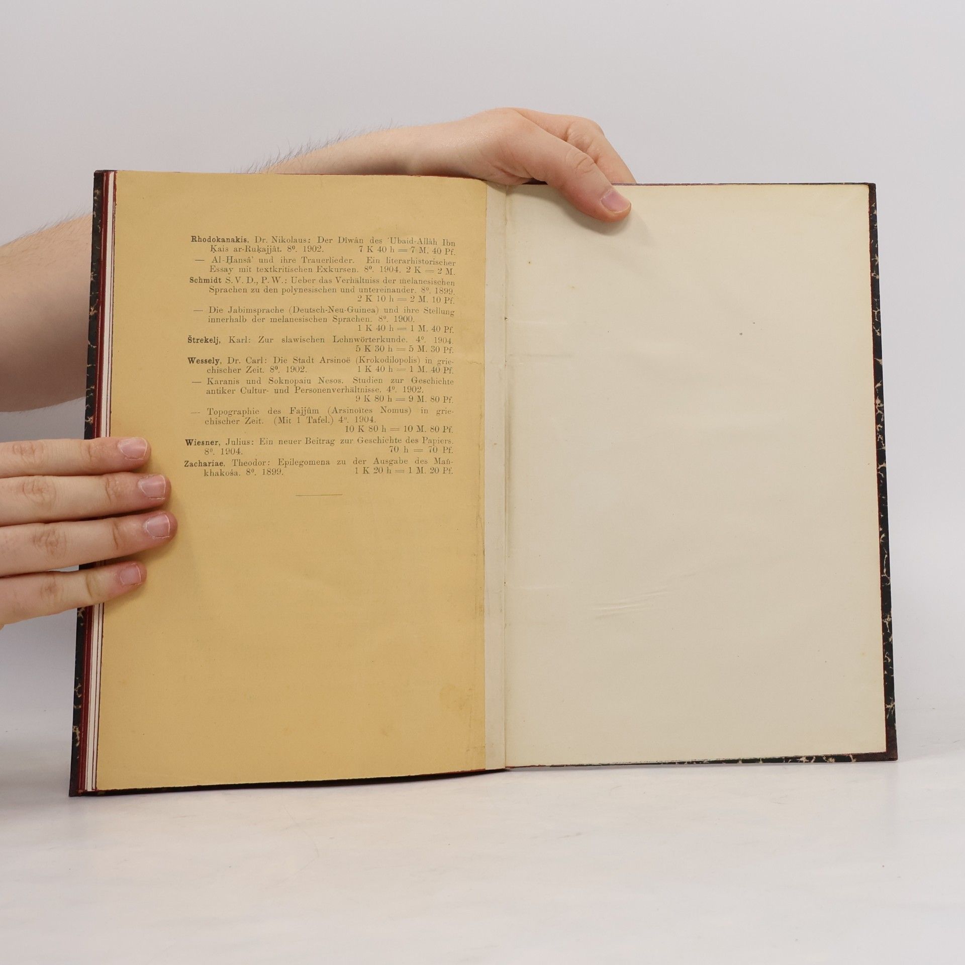 Nikolaus Rhodokanakis Die äthiopischen Handschriften der K. K. Hofbibliothek zu Wien