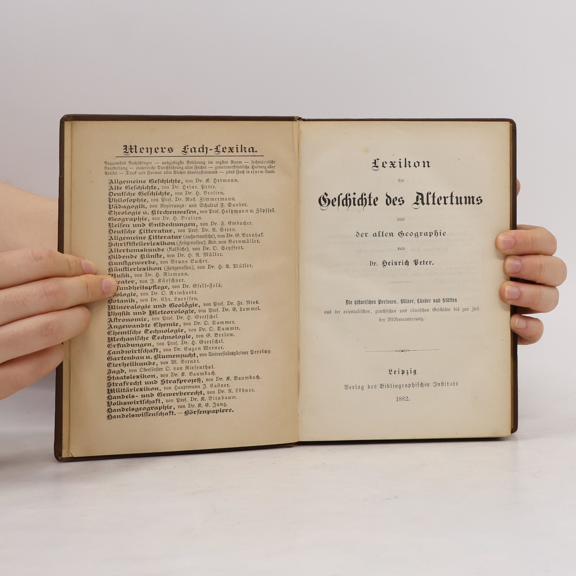 Peter Heinrich Lexikon der Geschichte des Altertums