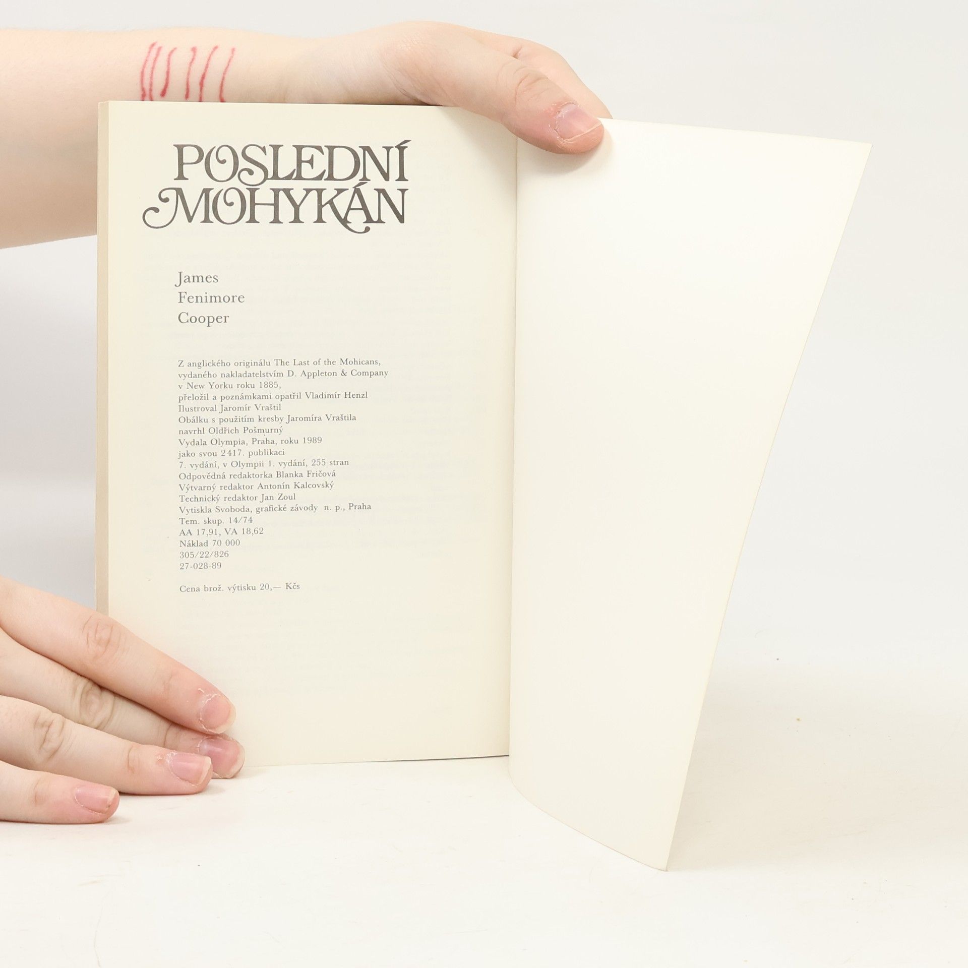 James Fenimore Cooper Poslední Mohykán