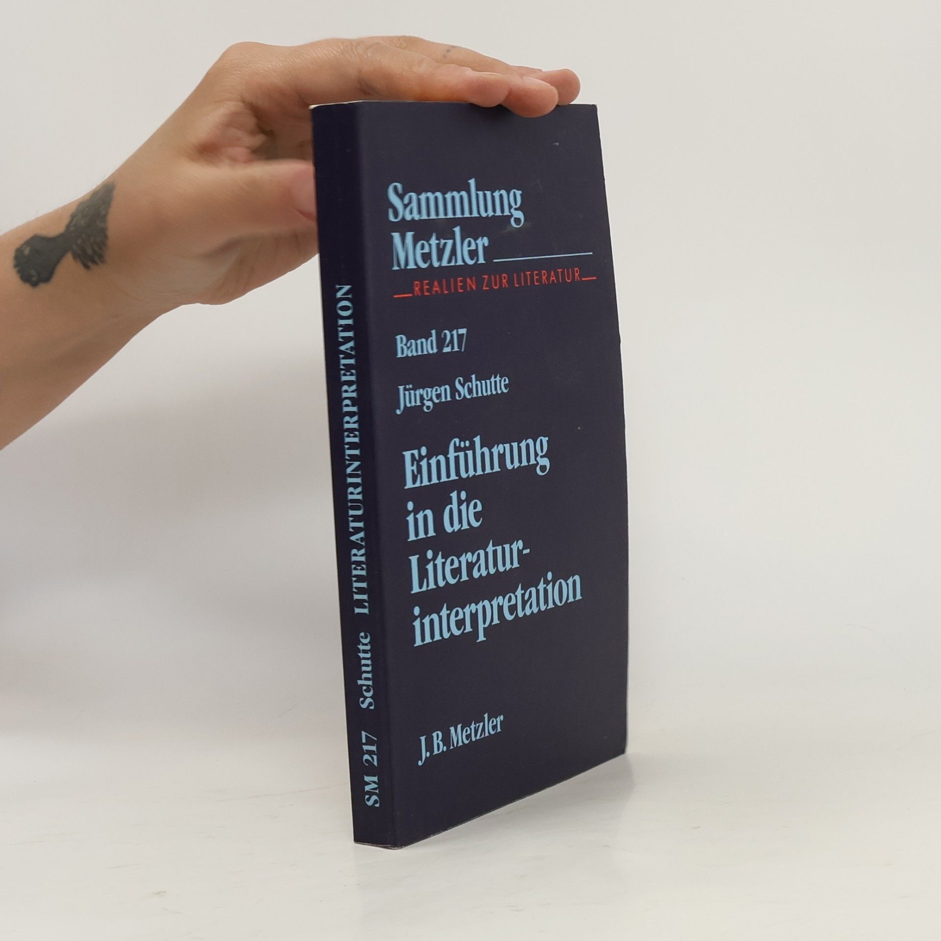 Jürgen Schutte Einführung in die Literaturinterpretation