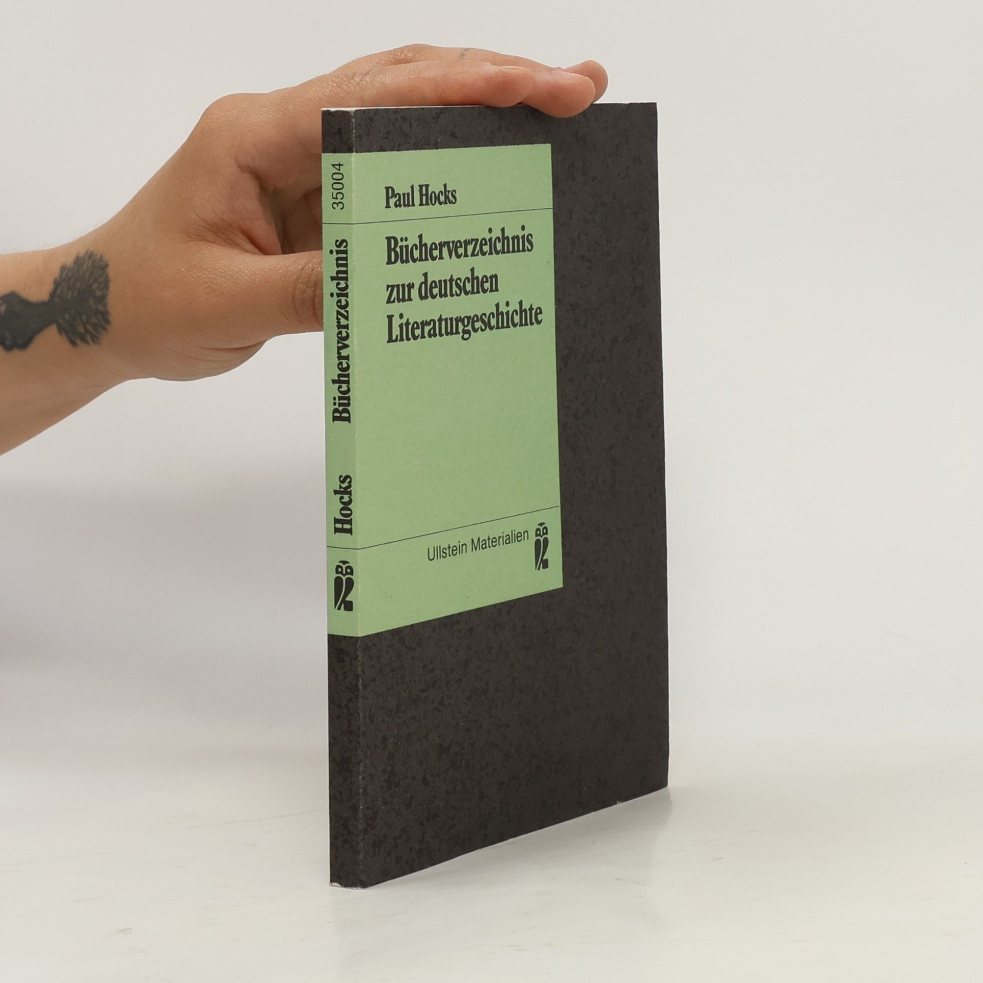 Paul Hocks Bücherverzeichnis zur deutschen Literaturgeschichte