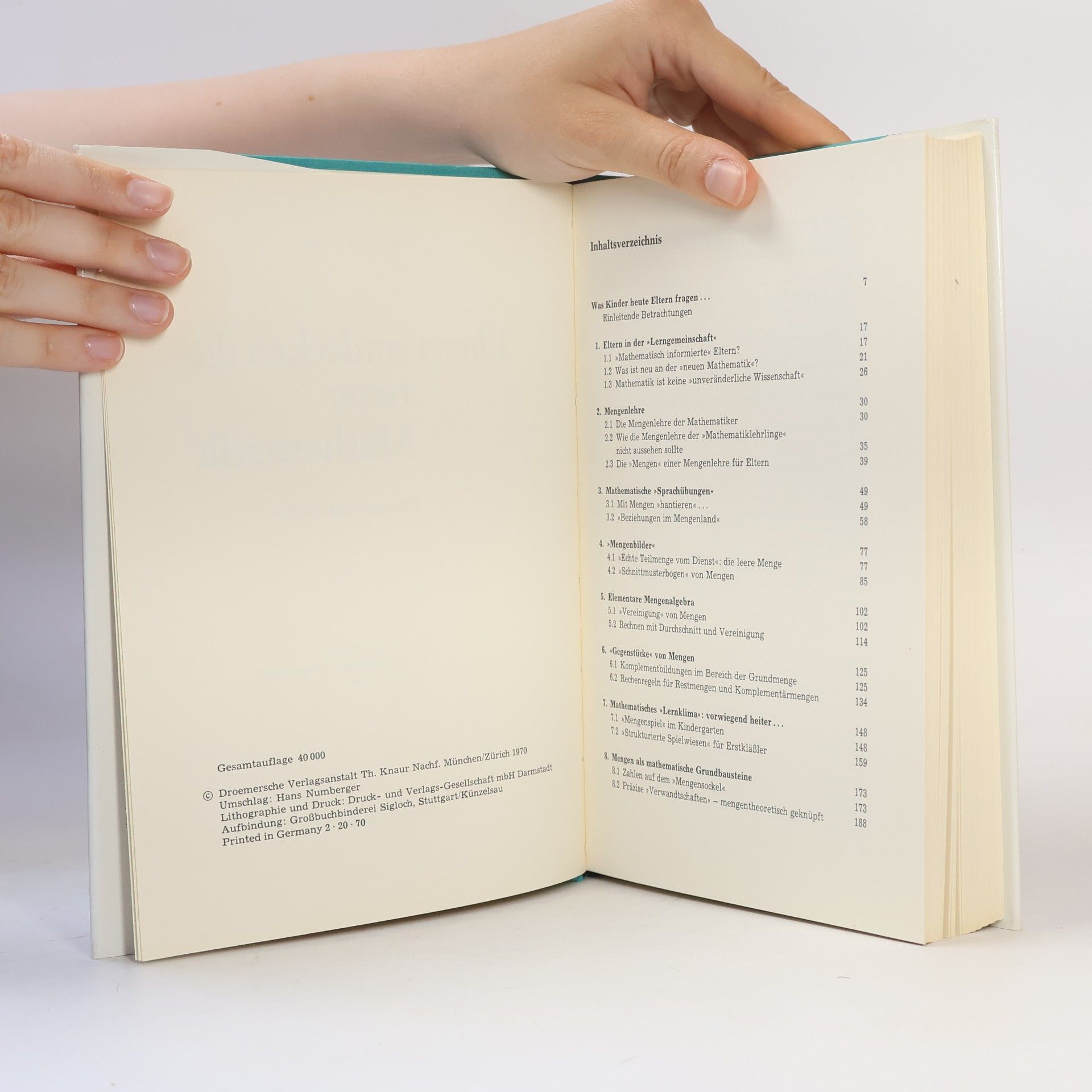 Walter R. Fuchs Eltern Entdecken Die Neue Mathematik