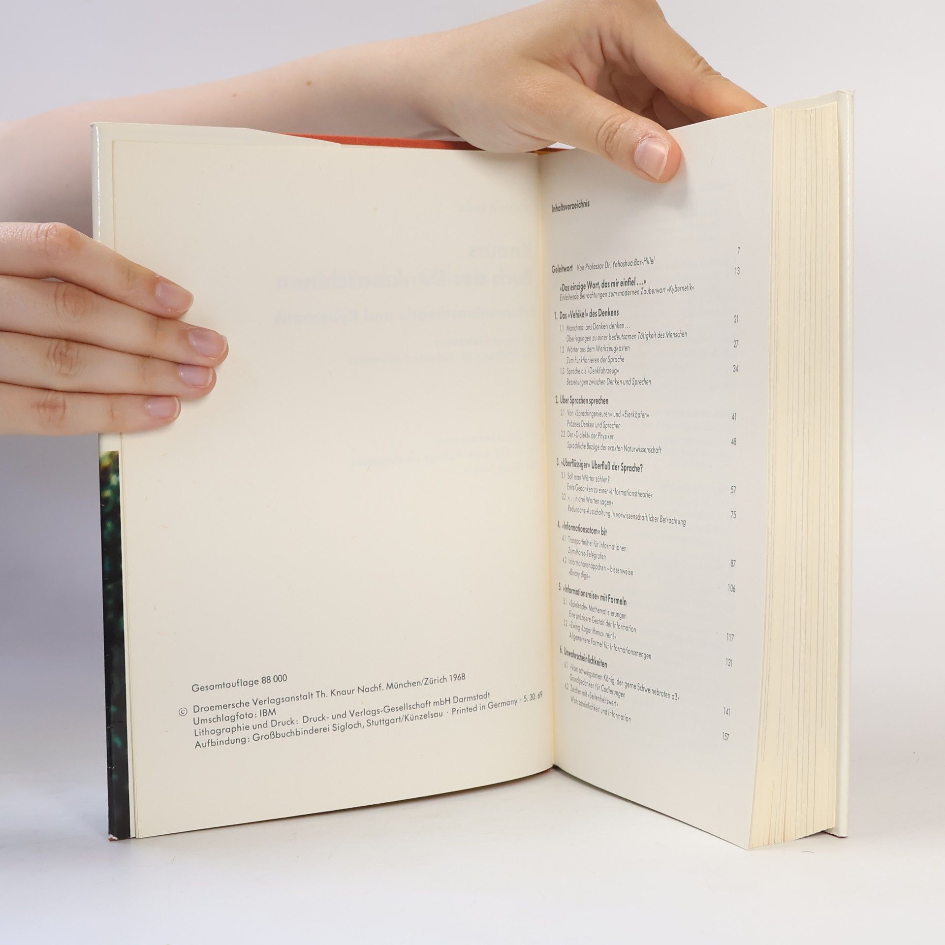 Walter Robert Fuchs Knaurs Buch der Denkmaschinen
