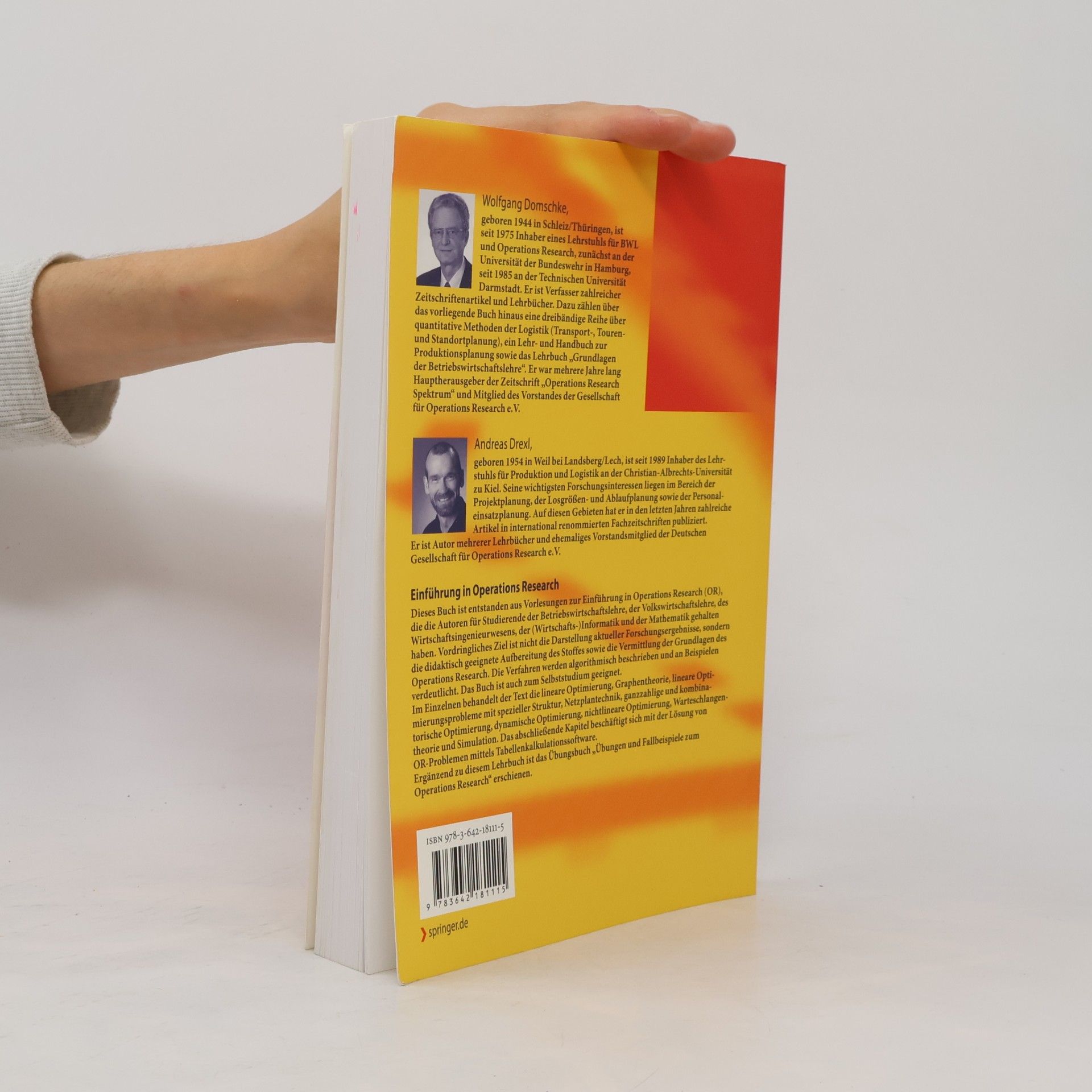 Wolfgang Domschke Springer-Lehrbuch: Einführung in Operations-Research - 8. Auflage