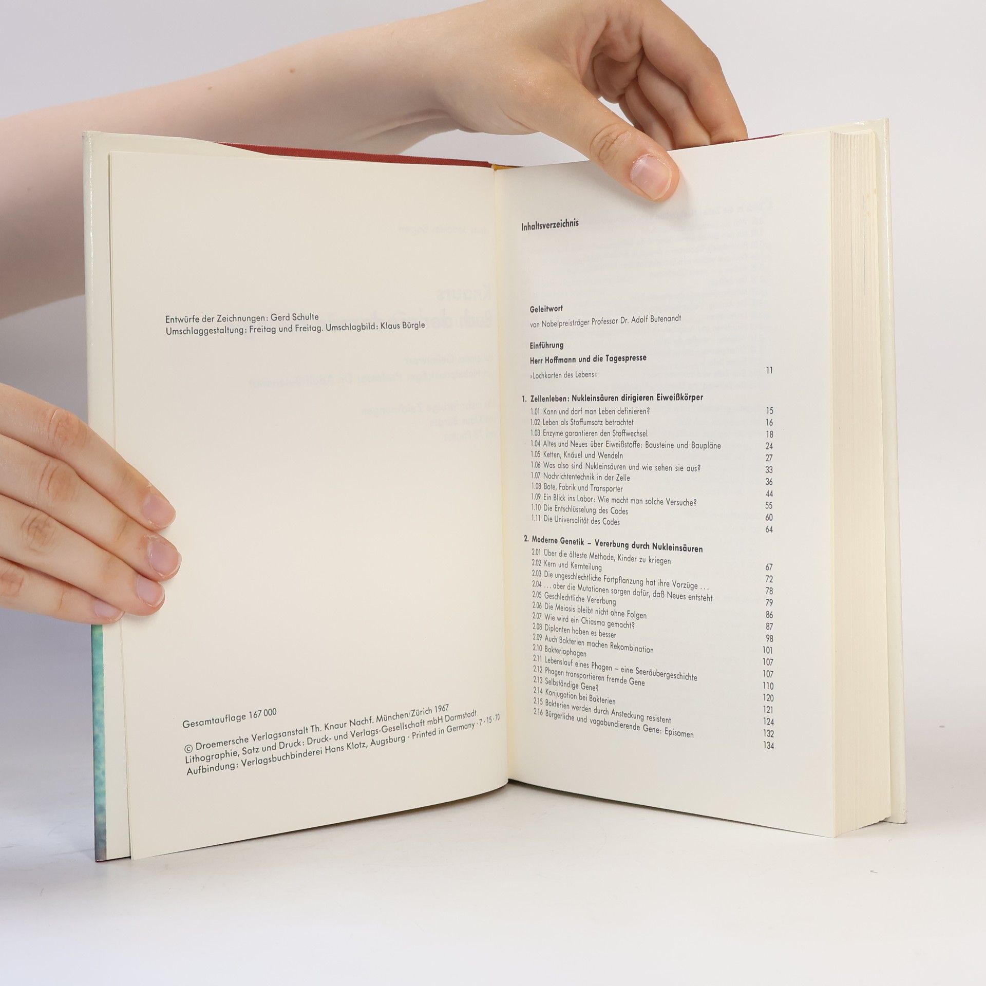 Hans Joachim Bogen Knaurs Buch der modernen Biologie