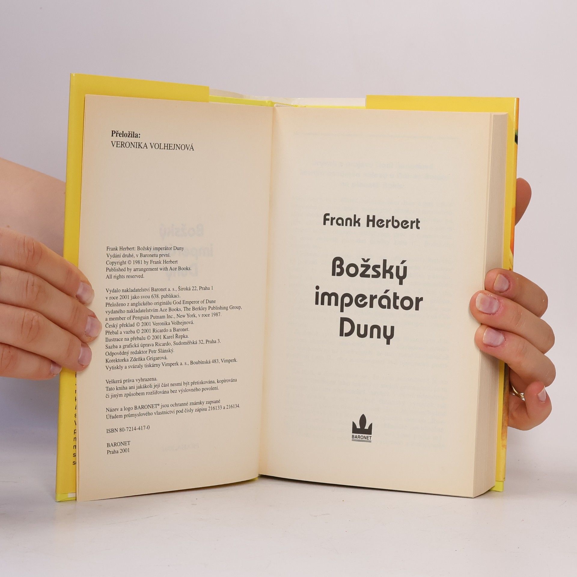 Frank Herbert Božský imperátor Duny