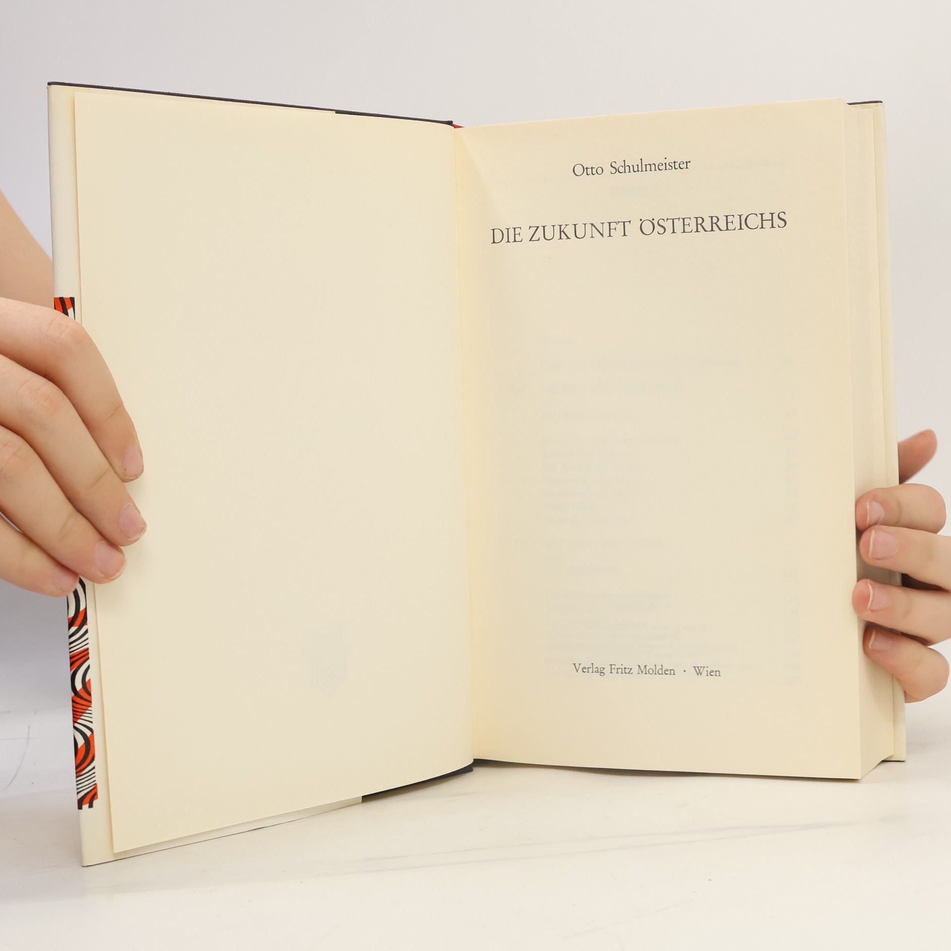 Otto Schulmeister Die zukunft Österreichs