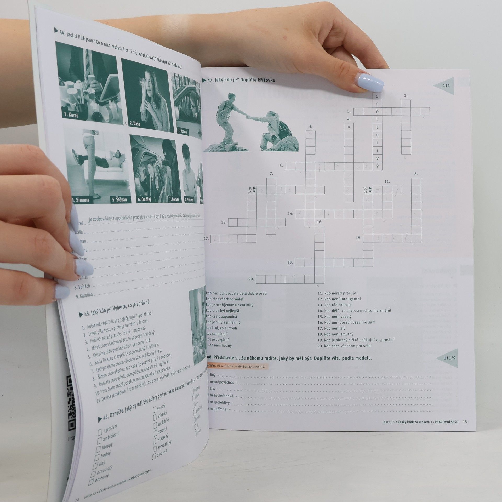 Lída Holá Česky krok za krokem 1. A1-A2. Pracovní sešit 13–24