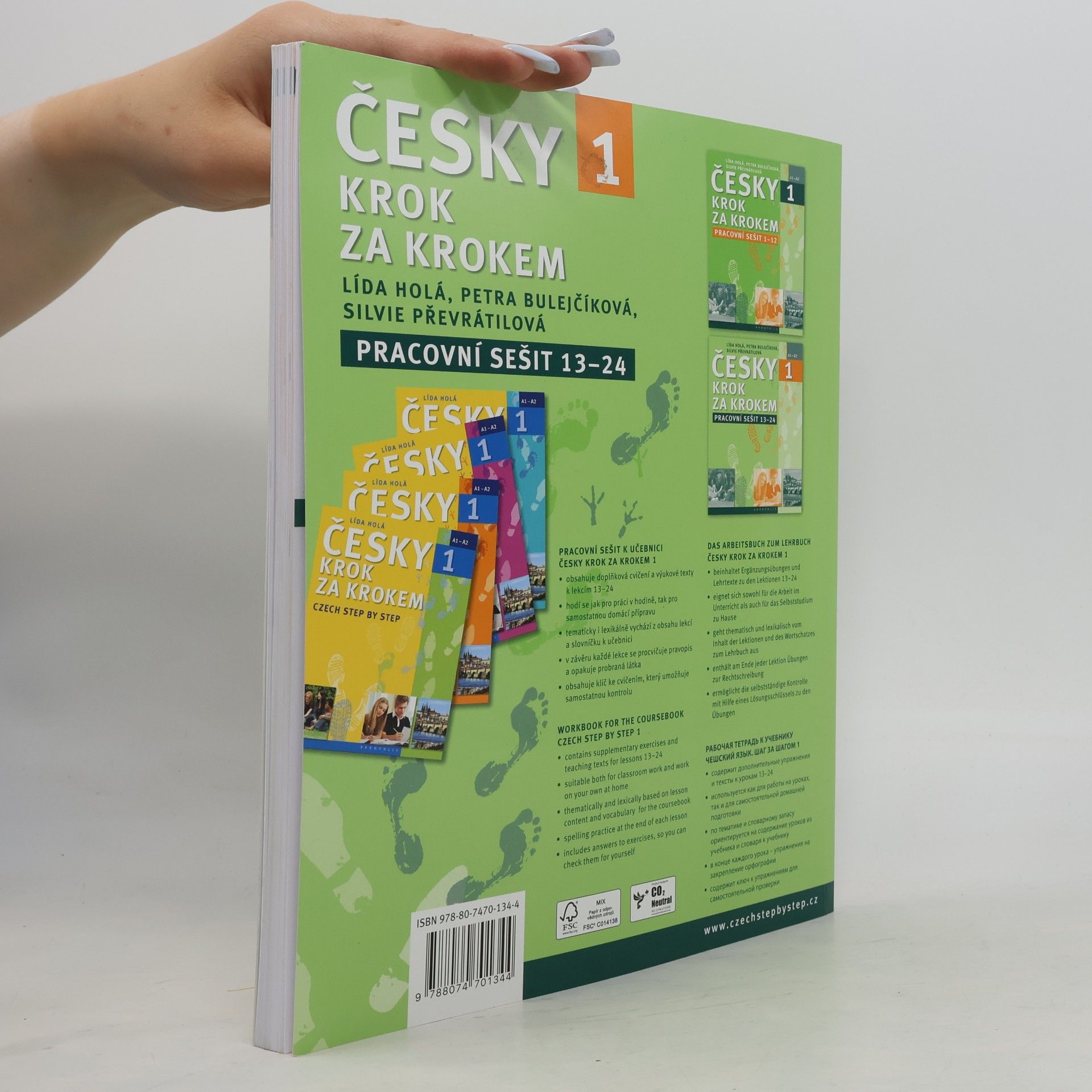Lída Holá Česky krok za krokem 1. A1-A2. Pracovní sešit 13–24