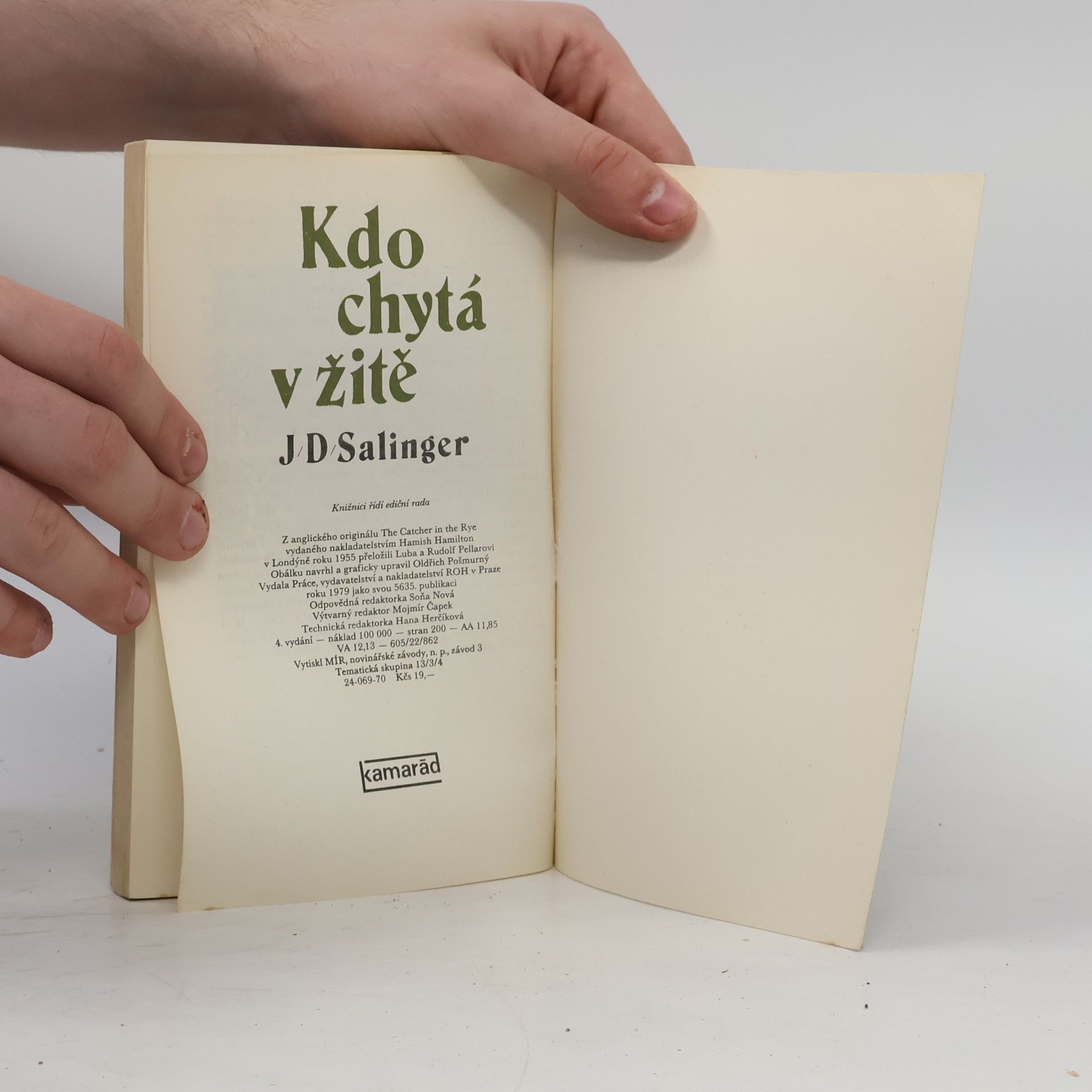 J. D. Salinger Kdo chytá v žitě