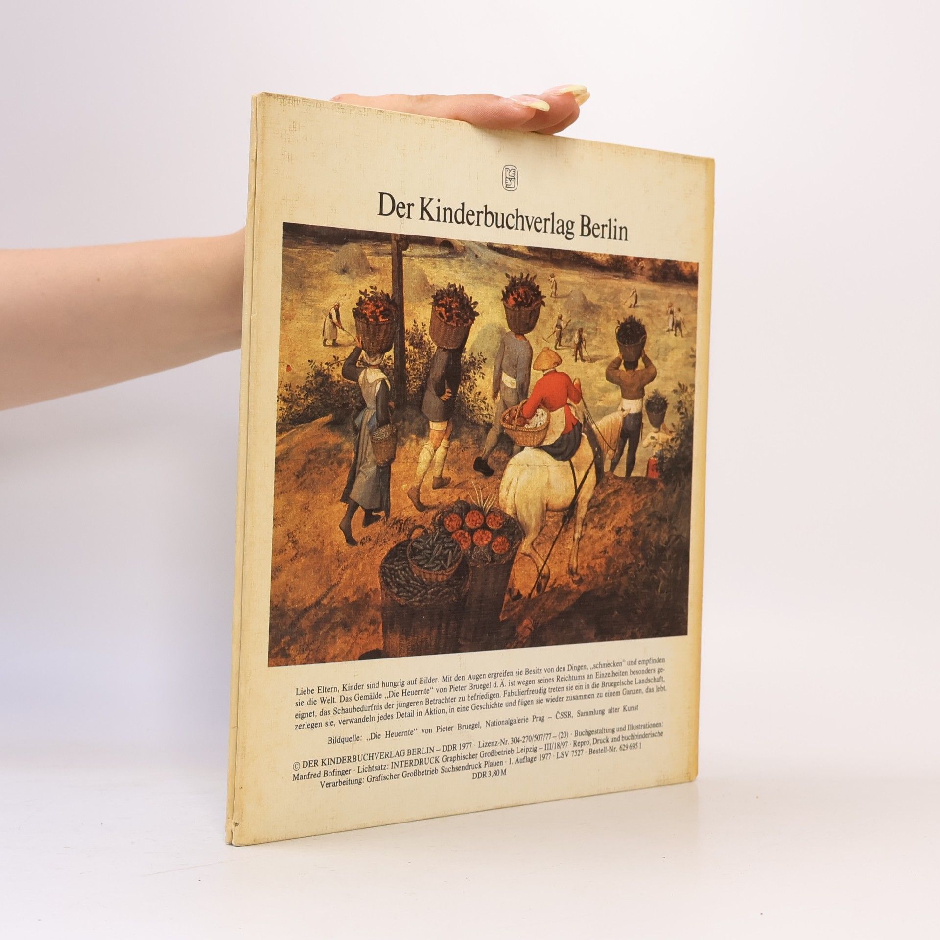 Martin Kloss Die Heuernte oder Der schöne Sommertag