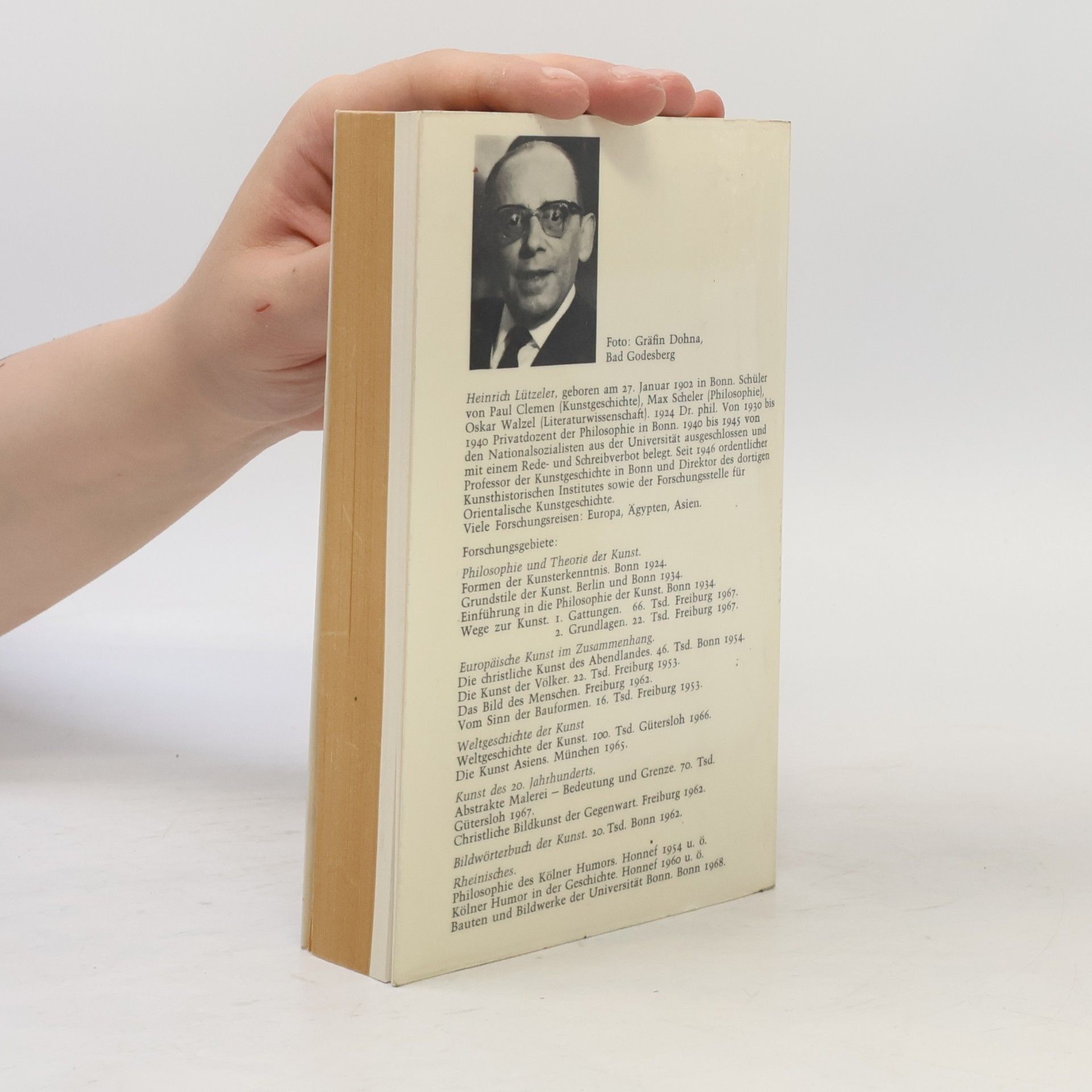 Heinrich Lützeler Europäïsche Baukunst im Überblick