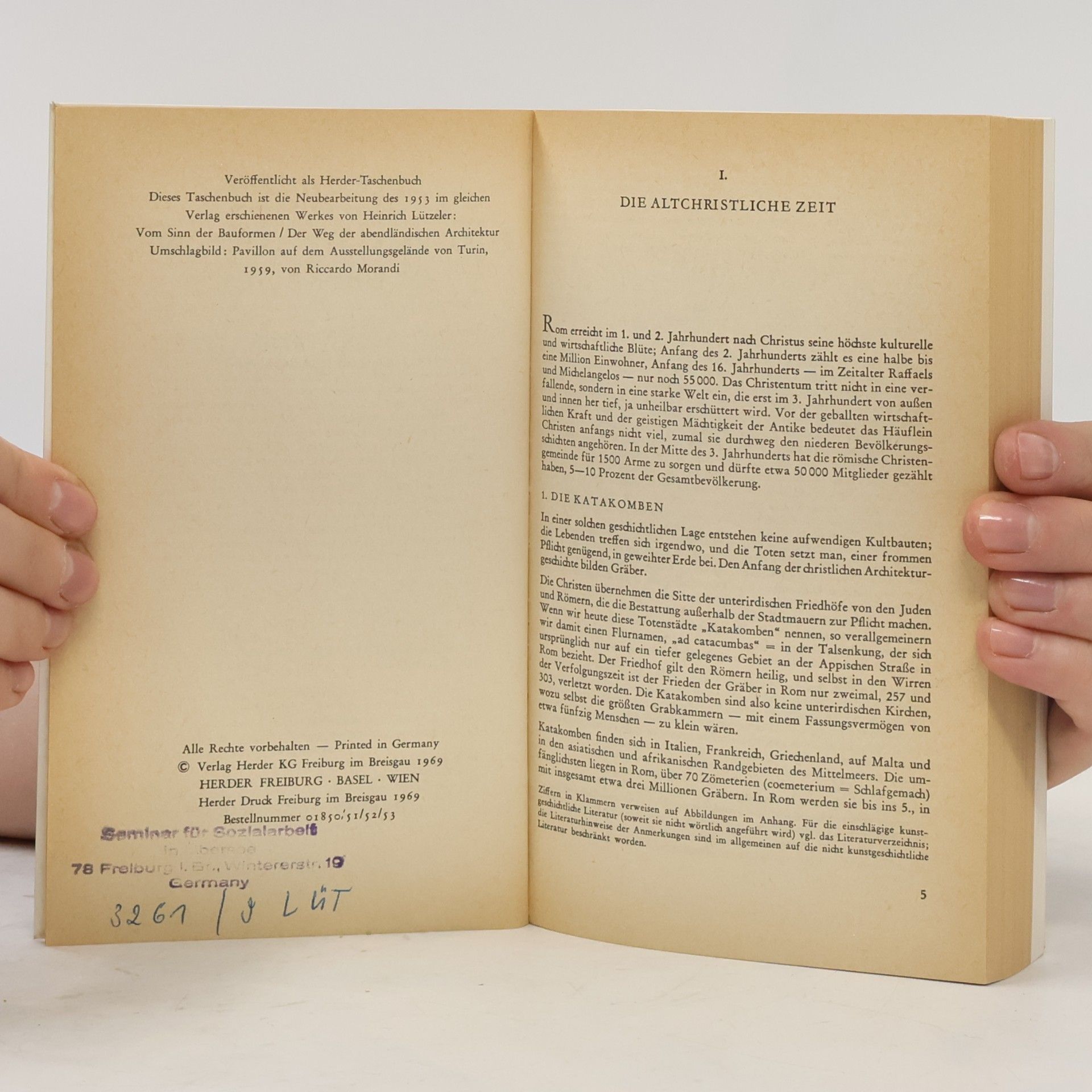 Heinrich Lützeler Europäïsche Baukunst im Überblick