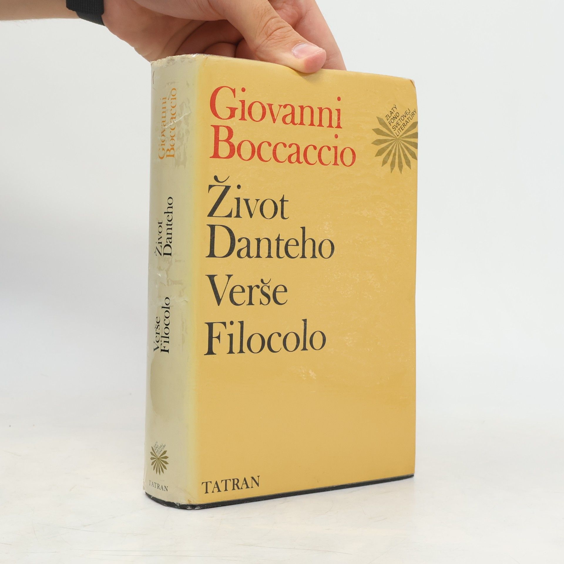 Giovanni Boccaccio Život Danteho, Verše, Filocolo