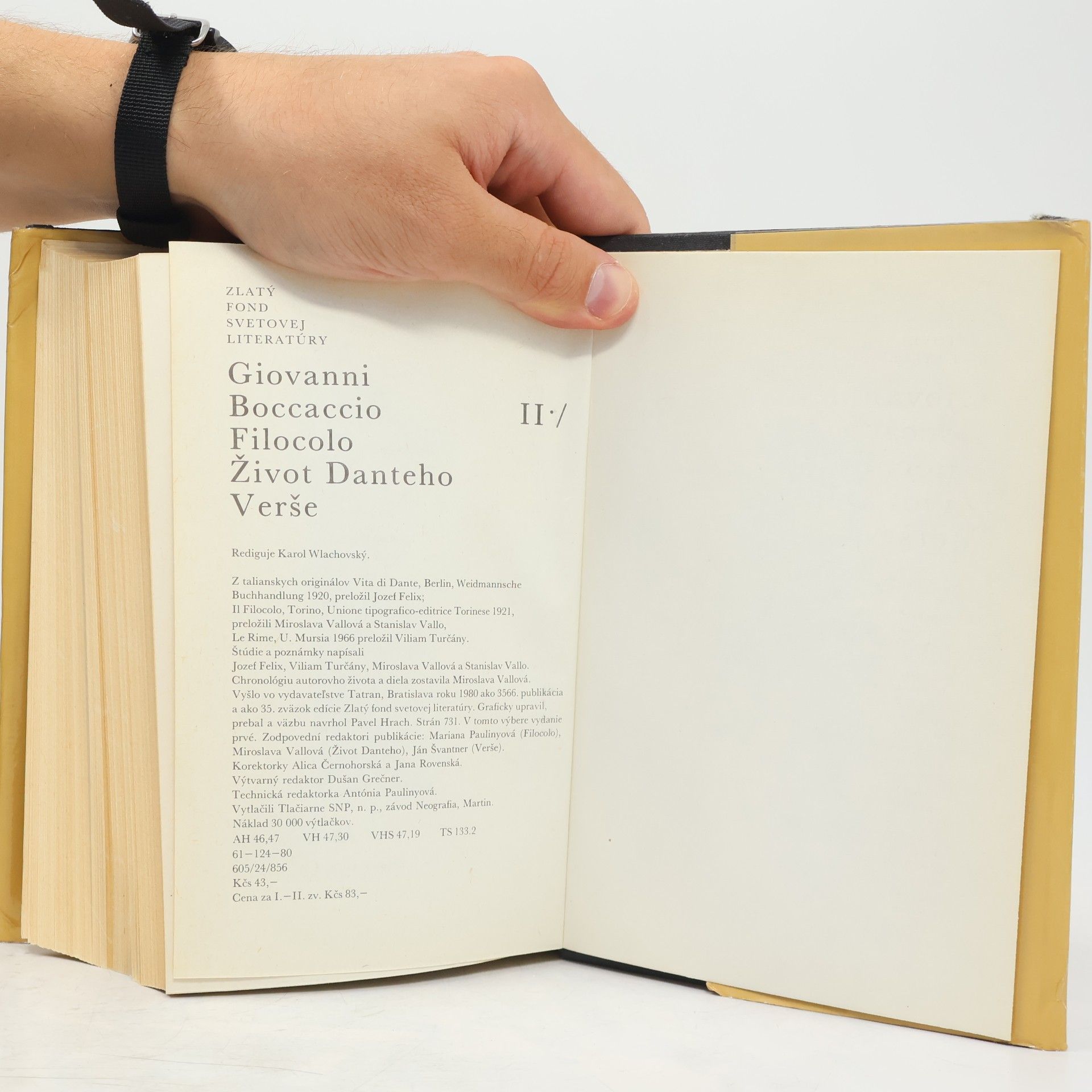 Giovanni Boccaccio Život Danteho, Verše, Filocolo