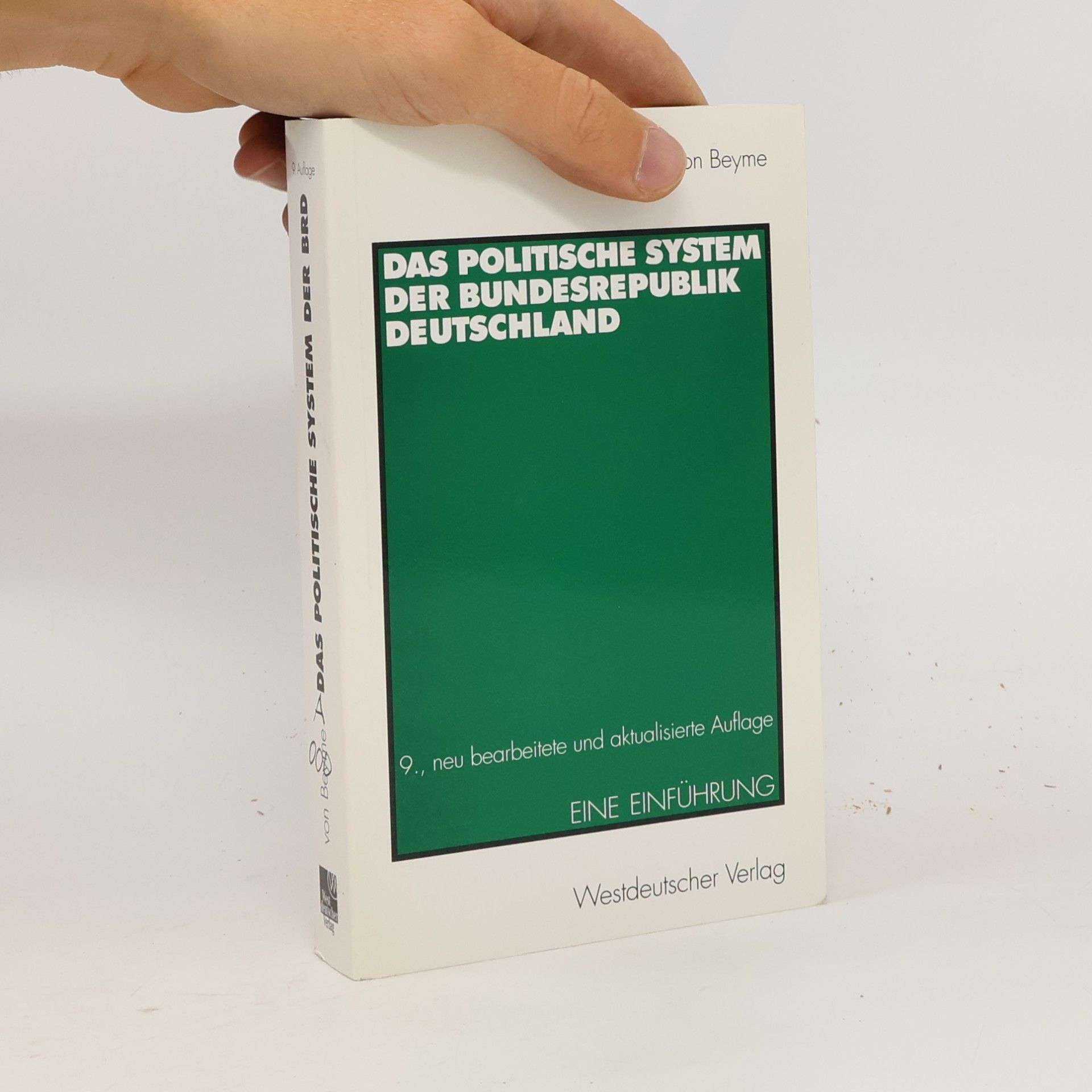 Klaus von Beyme Das politische System der Bundesrepublik Deutschland