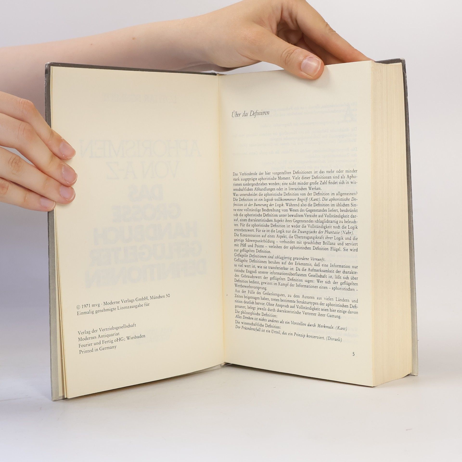 Lothar Schmidt Aphorismen von A-Z. Das grosse Handbuch Geflügelter Definitionen