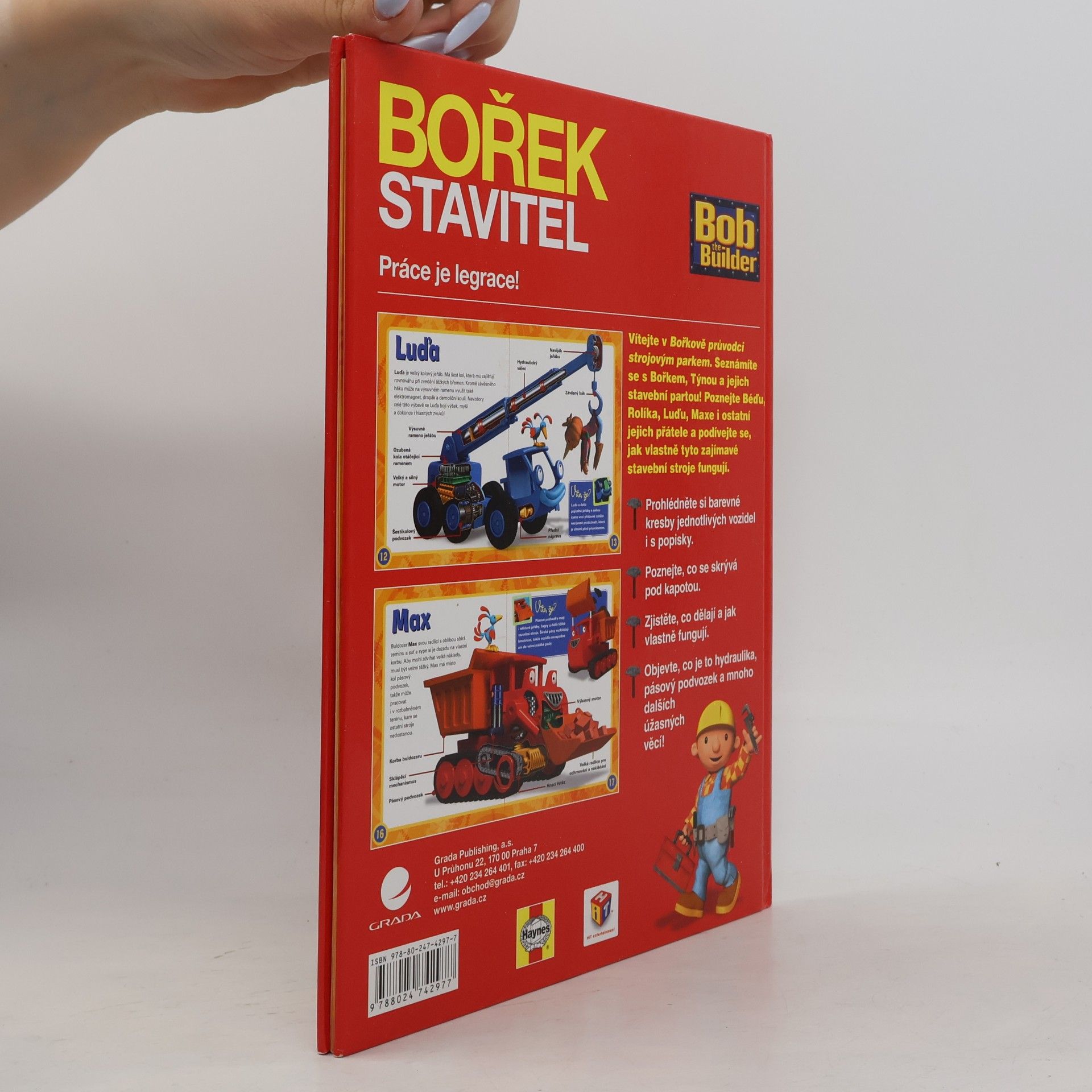 Derek Smith Bořek stavitel: Práce je legrace! Průvodce strojovým parkem