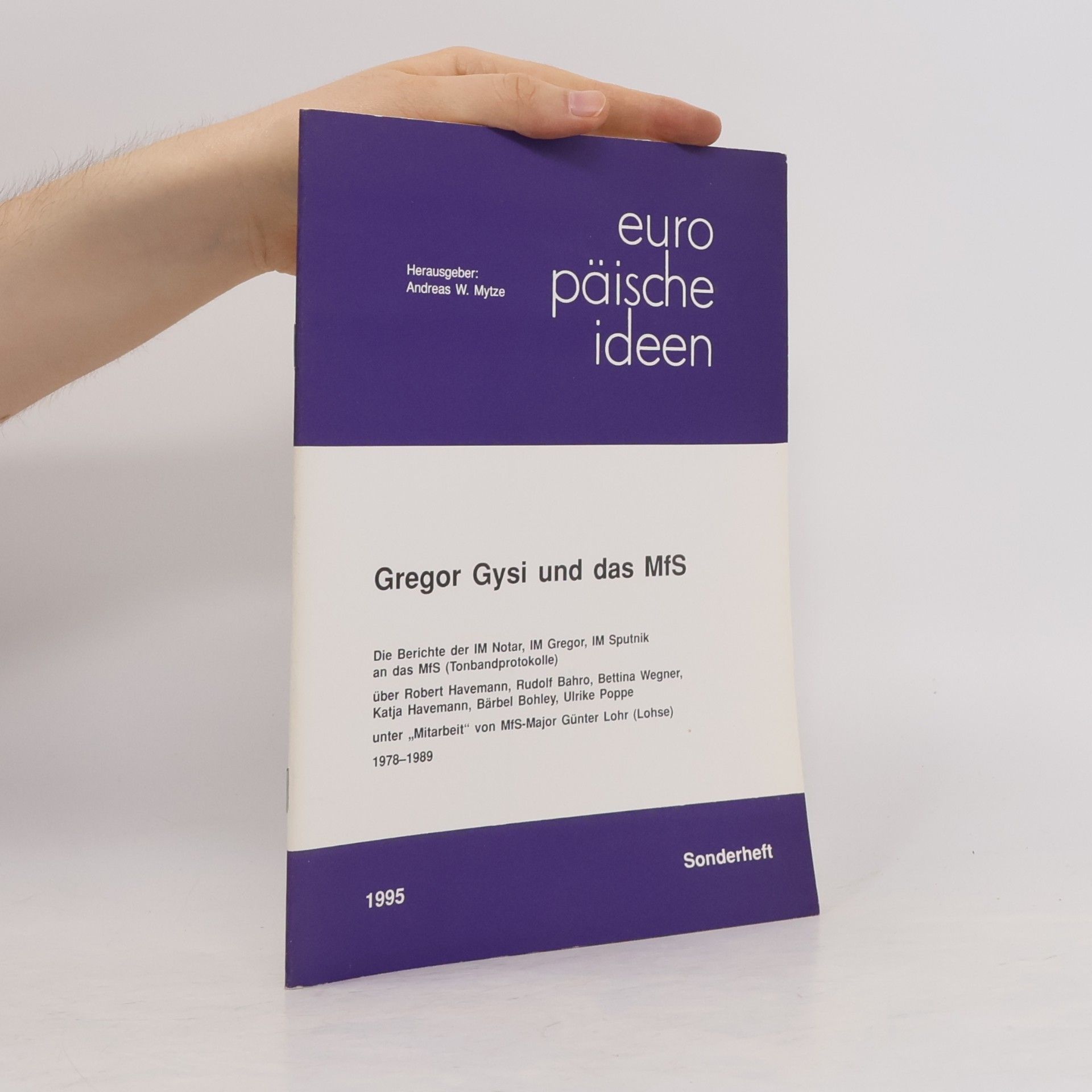 kolektiv Europäische ideen. Sonderheit