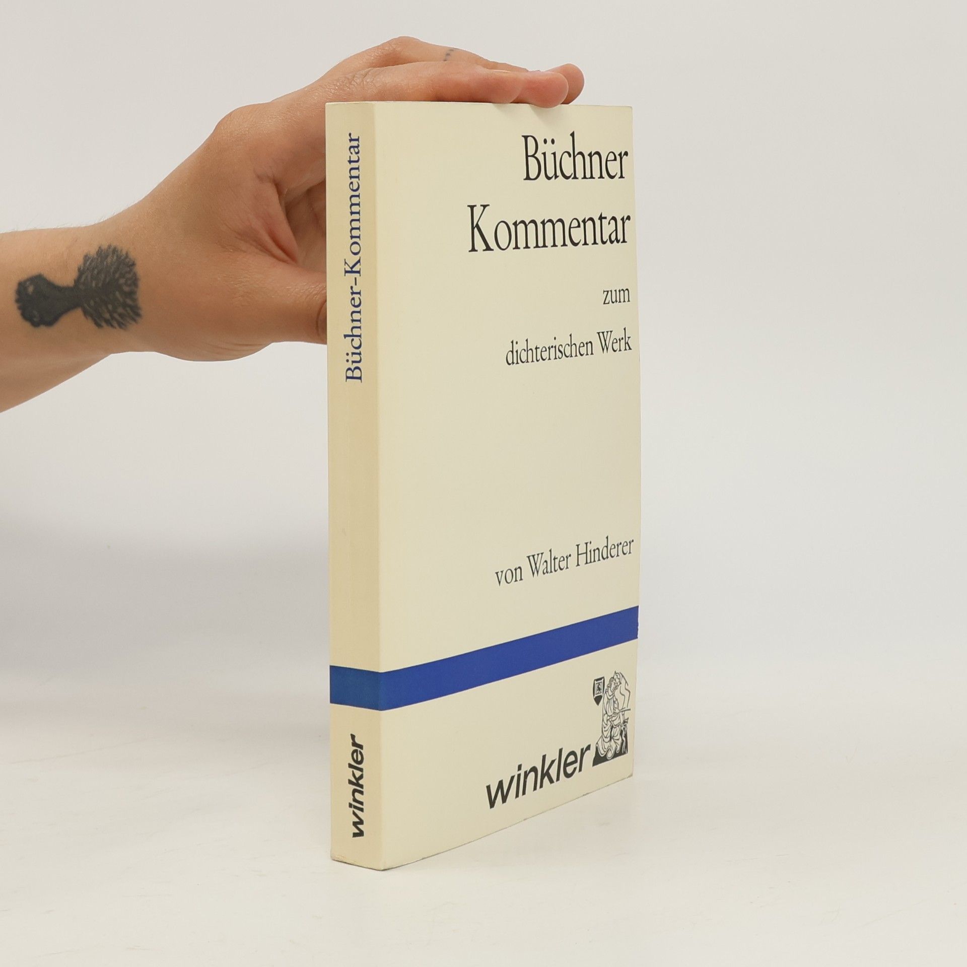 Walter Hinderer Büchner-Kommentar zum dichterischen Werk