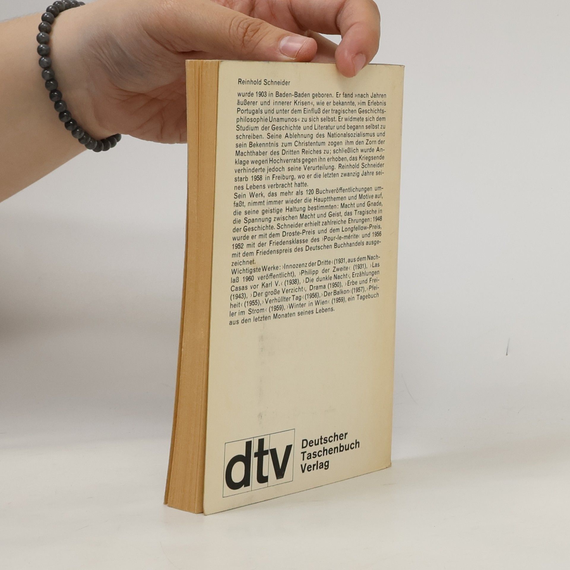 Reinhold Schneider Innozenz der Dritte
