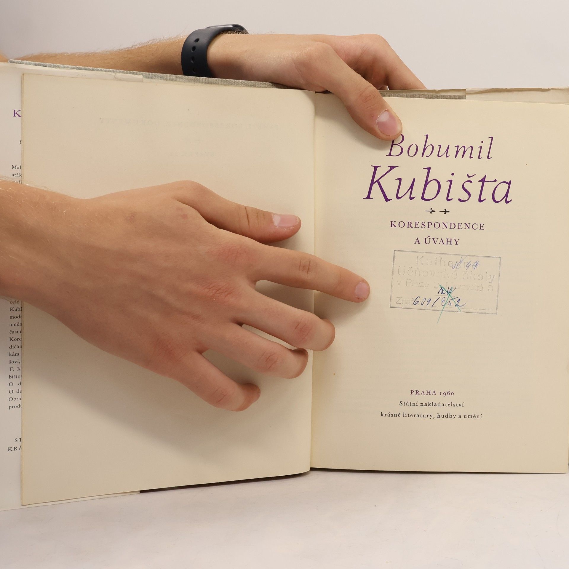 Bohumil Kubišta Korespondence a úvahy