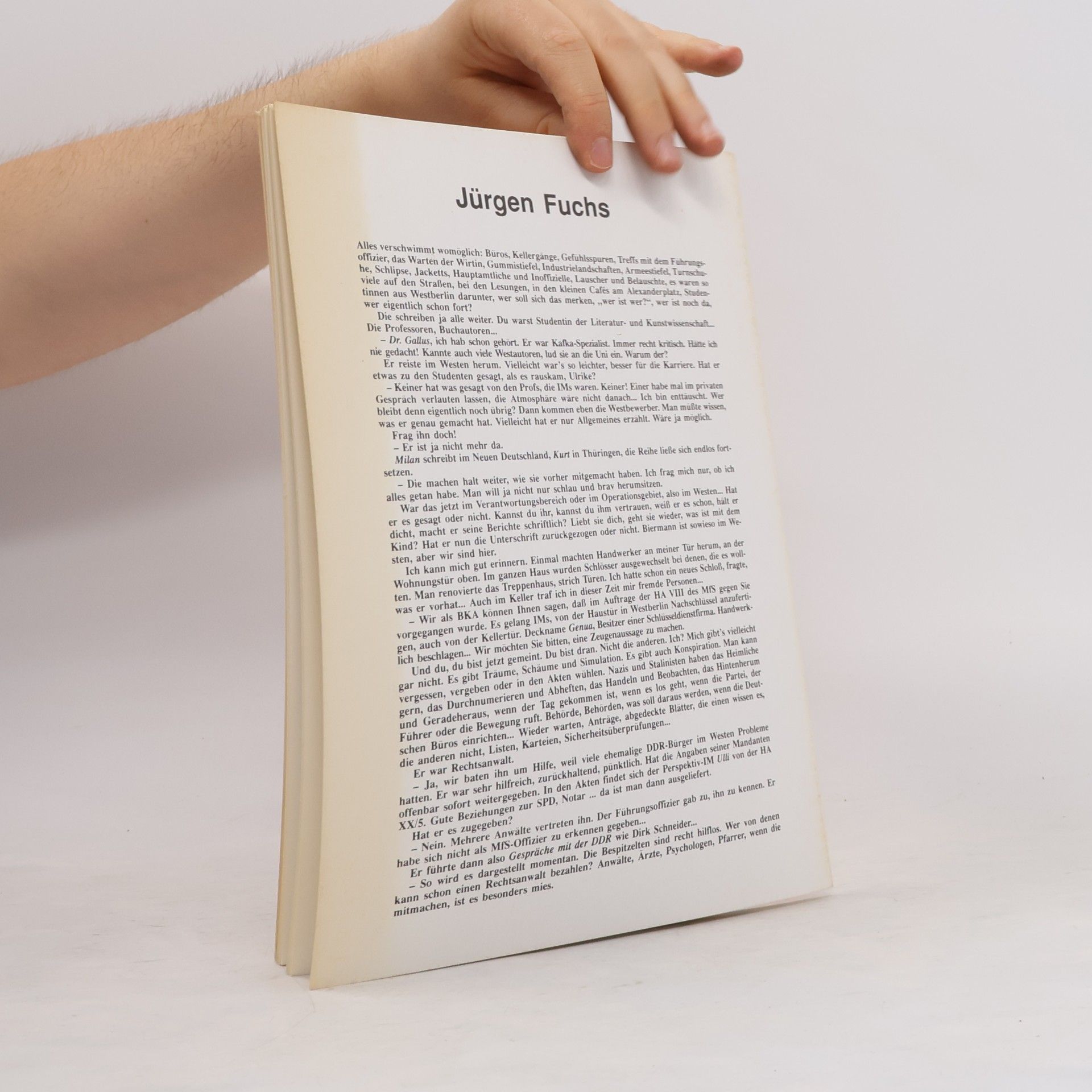 Various authors Europäische ideen 91. StasiSachen 5