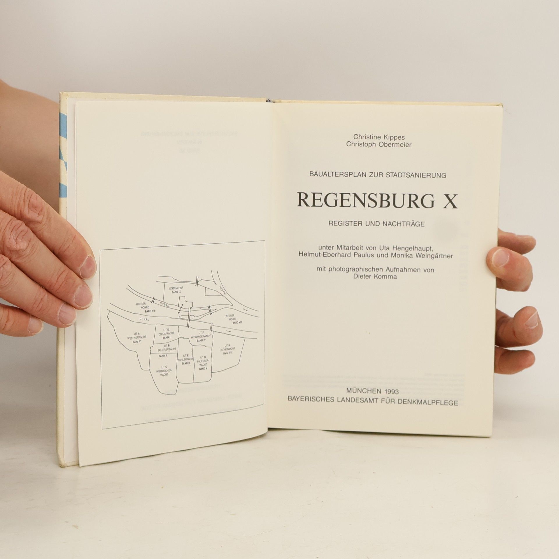 Christine Kippes Baualtersplan zur Stadtsanierung Regensburg X
