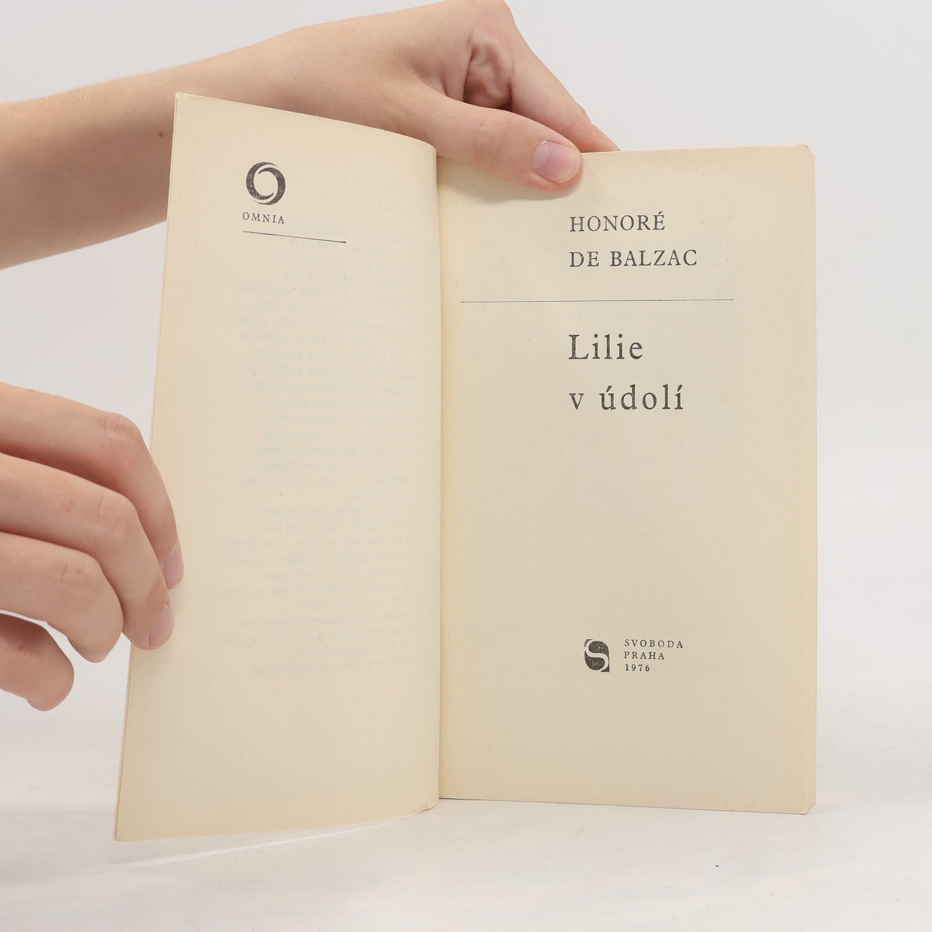 Honoré de Balzac Lilie v údolí