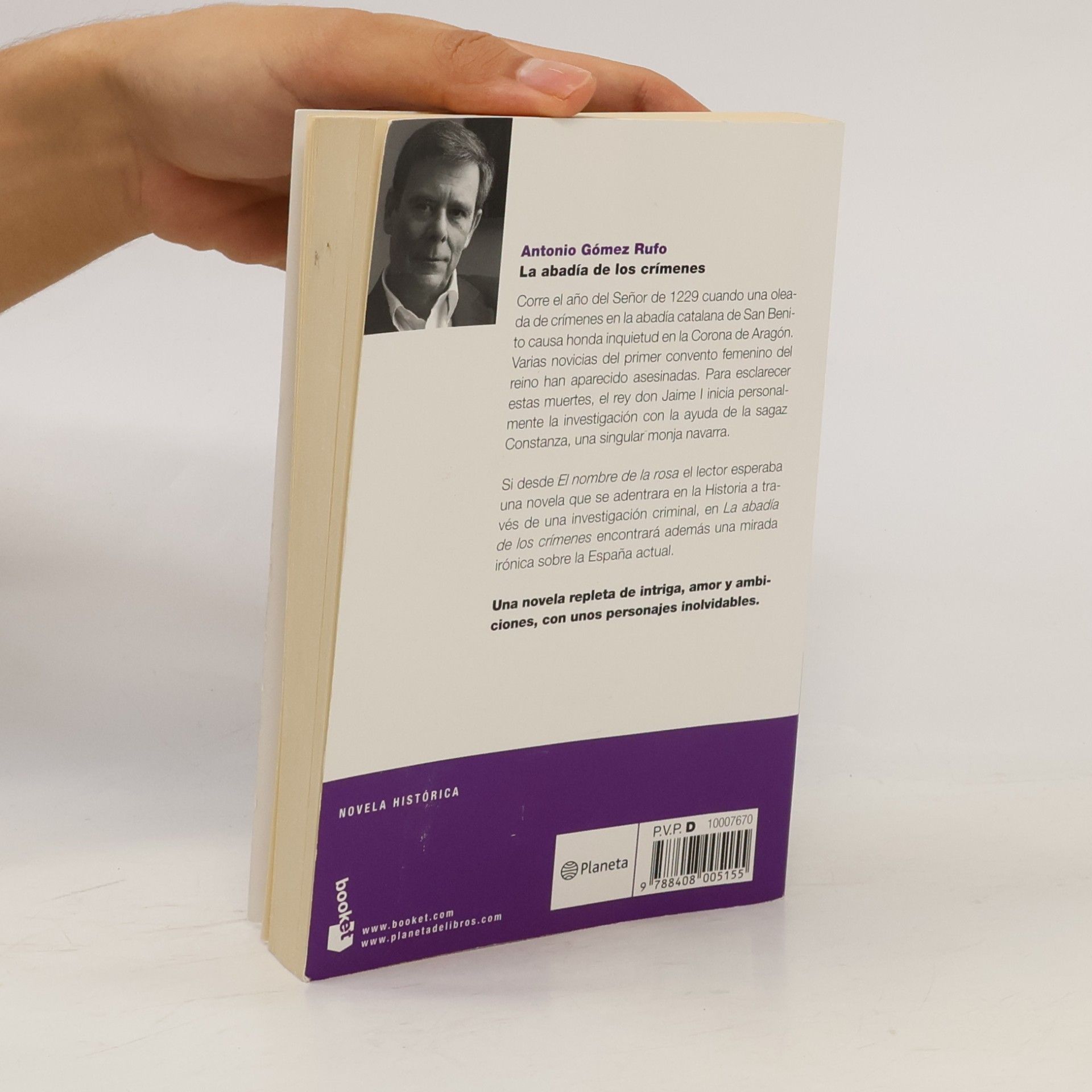 Antonio Gómez Rufo Novela histórica: La abadía de los crímenes