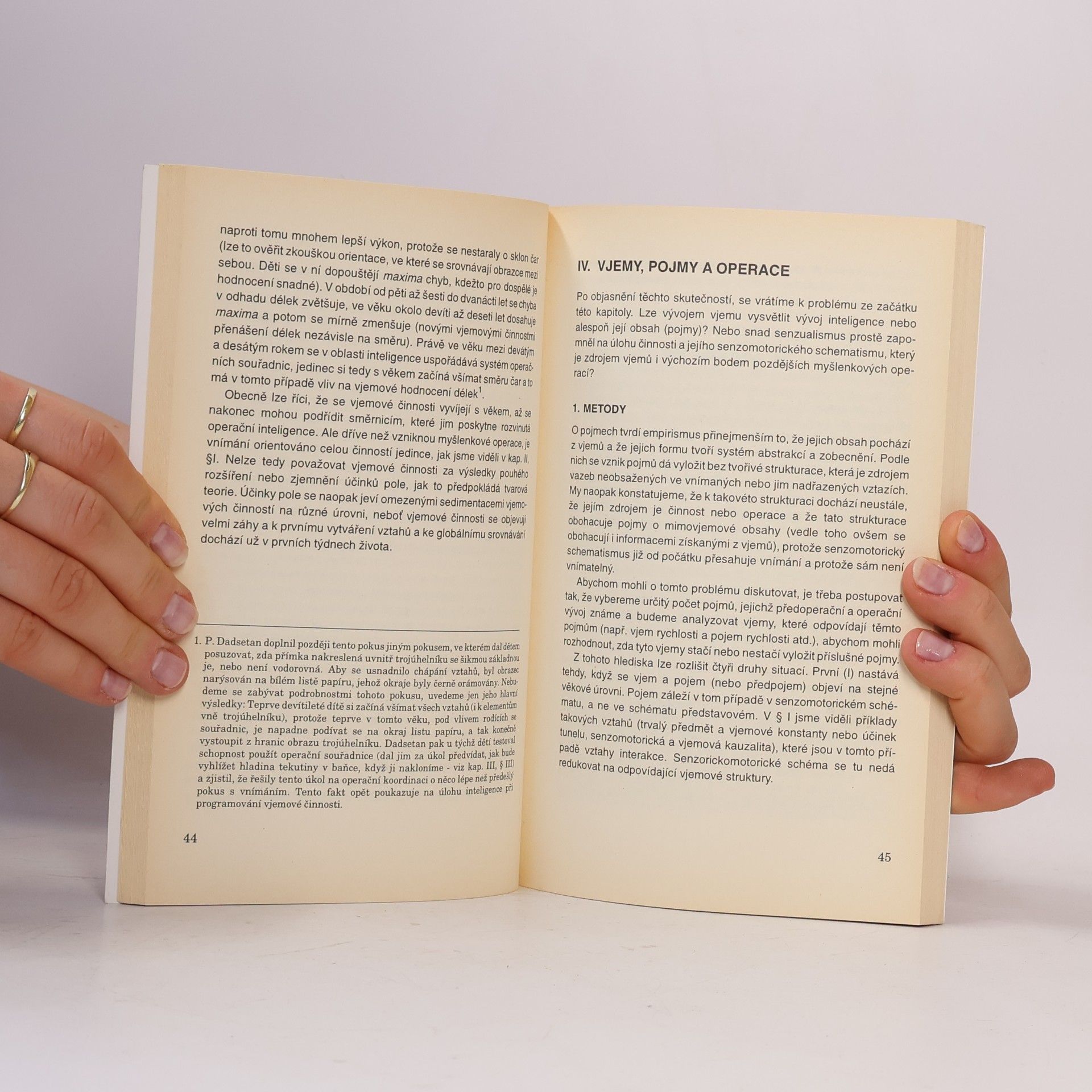 Jean Piaget Psychologie dítěte
