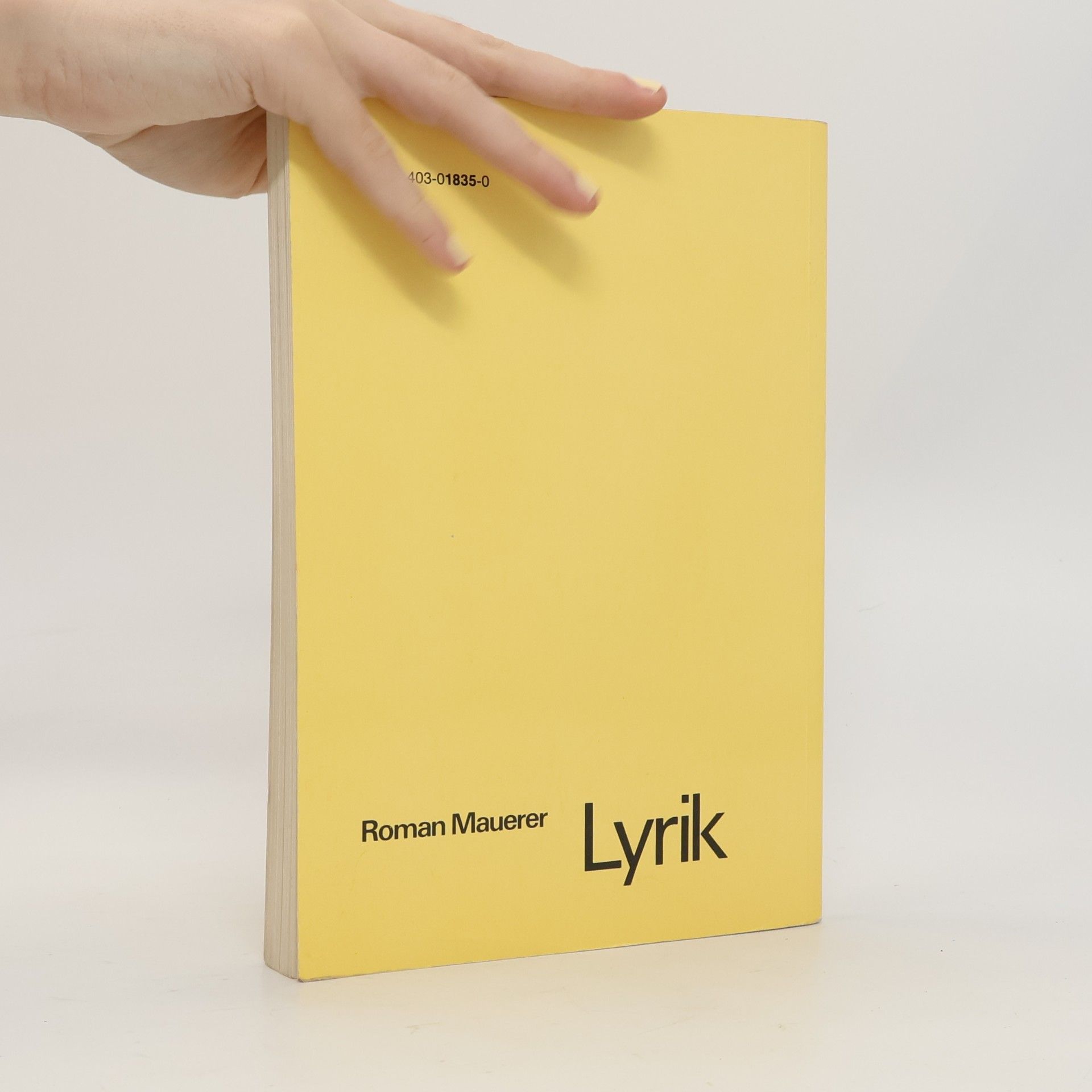 Roman Mauerer Fundus: Lyrik