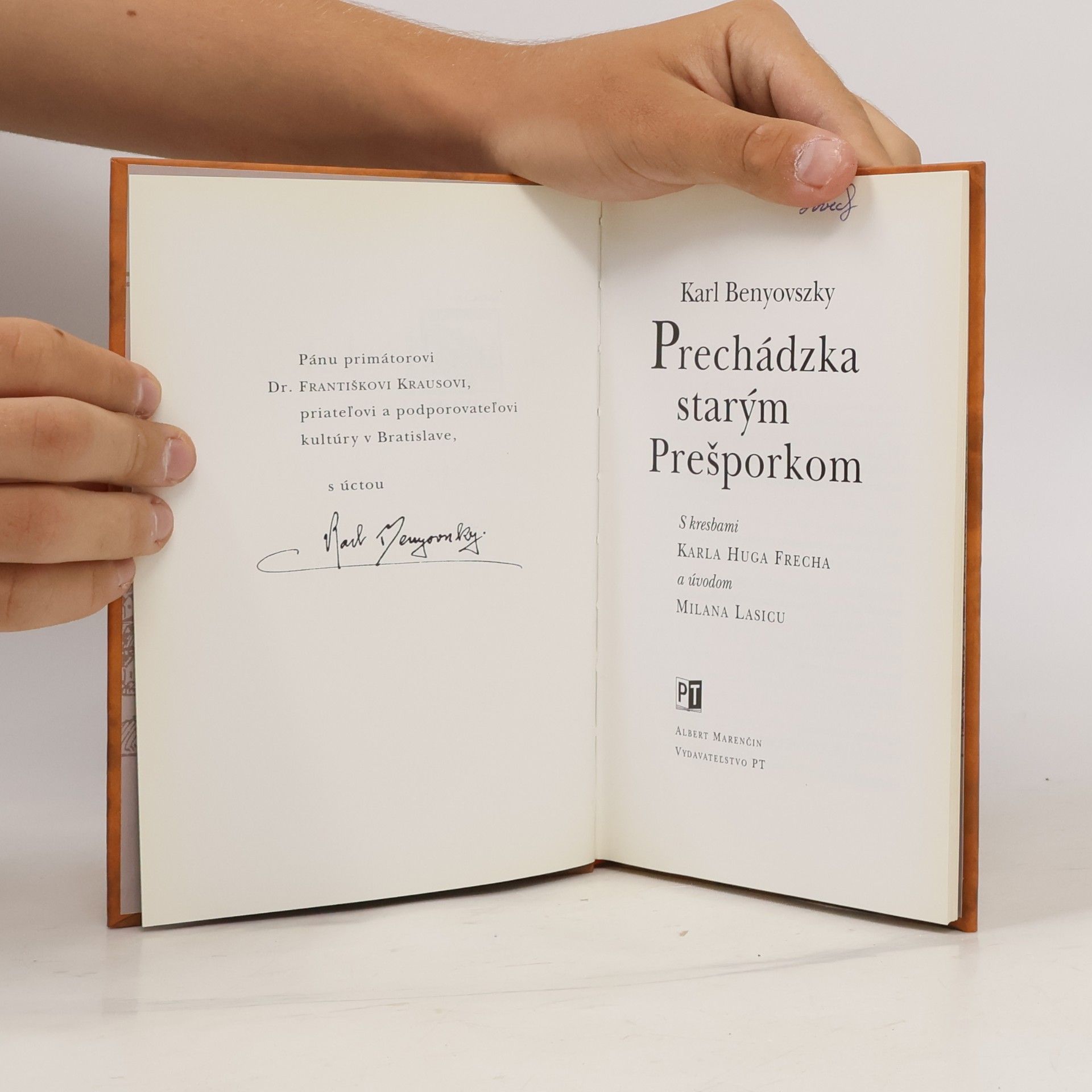 Karl Benyovszky Prechádzka starým Prešporkom