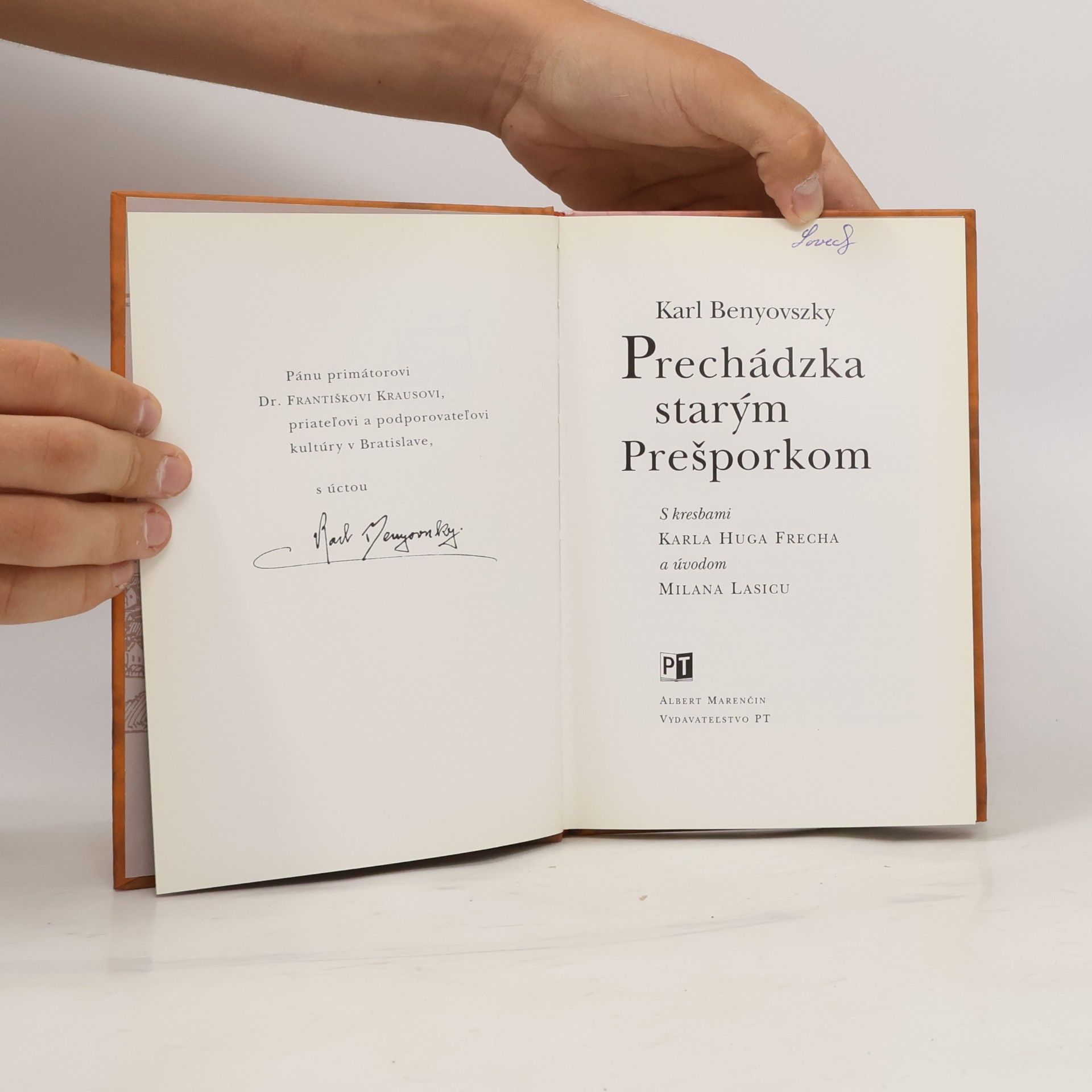 Karl Benyovszky Prechádzka starým Prešporkom