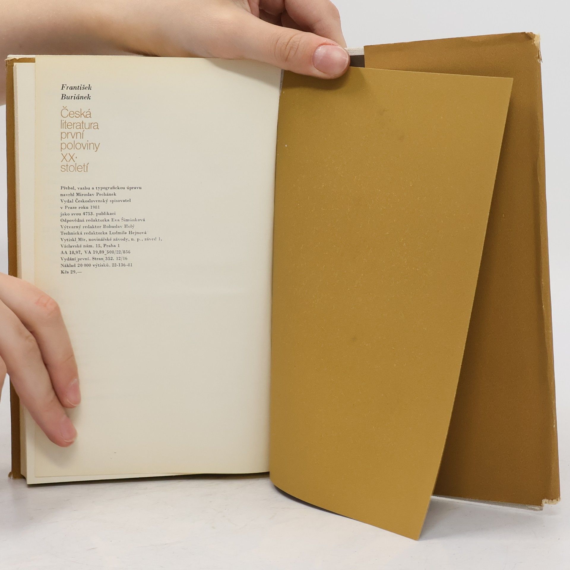 František Buriánek Česká literatura první poloviny XX. století