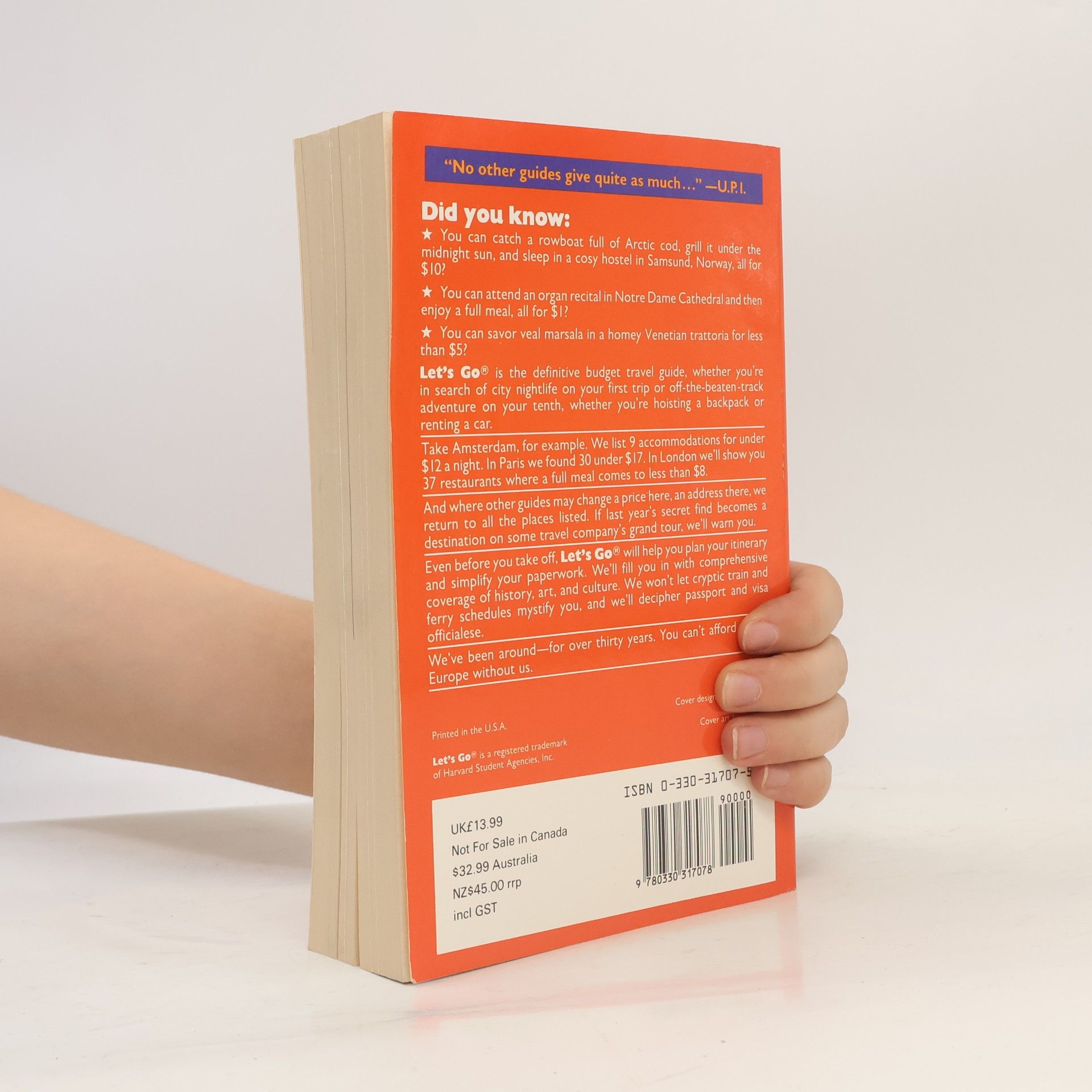 Various authors Let's Go, the Budget Guide to Europe